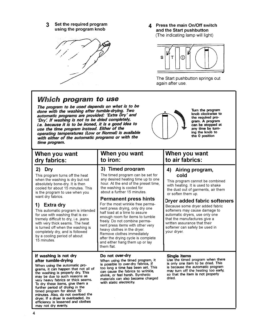 Asko 7004 manual 