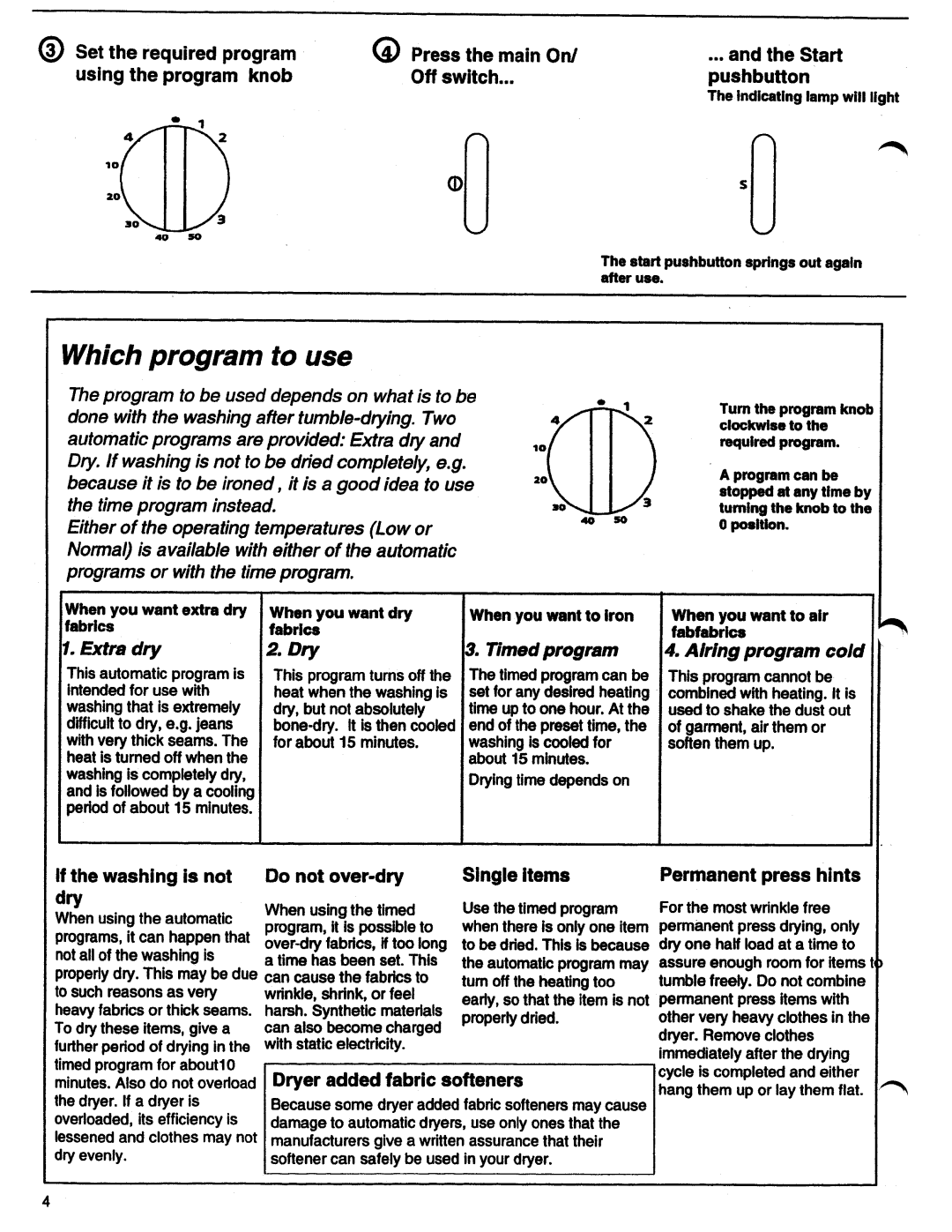 Asko 7005 manual 