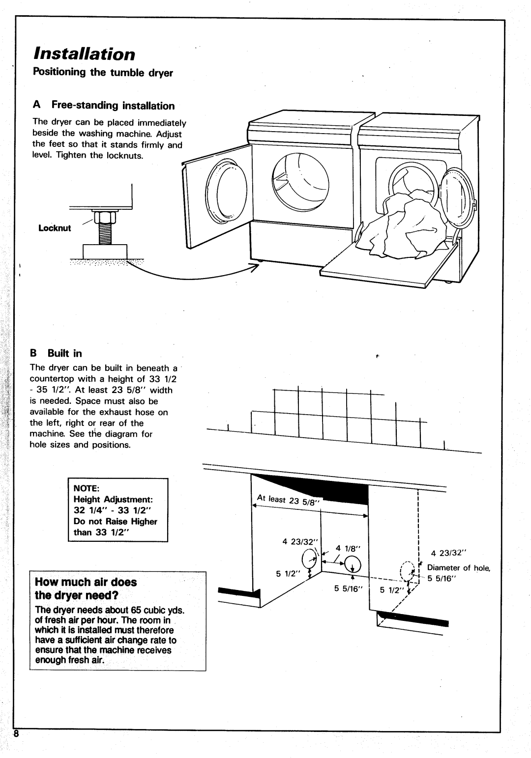 Asko 7304 manual 