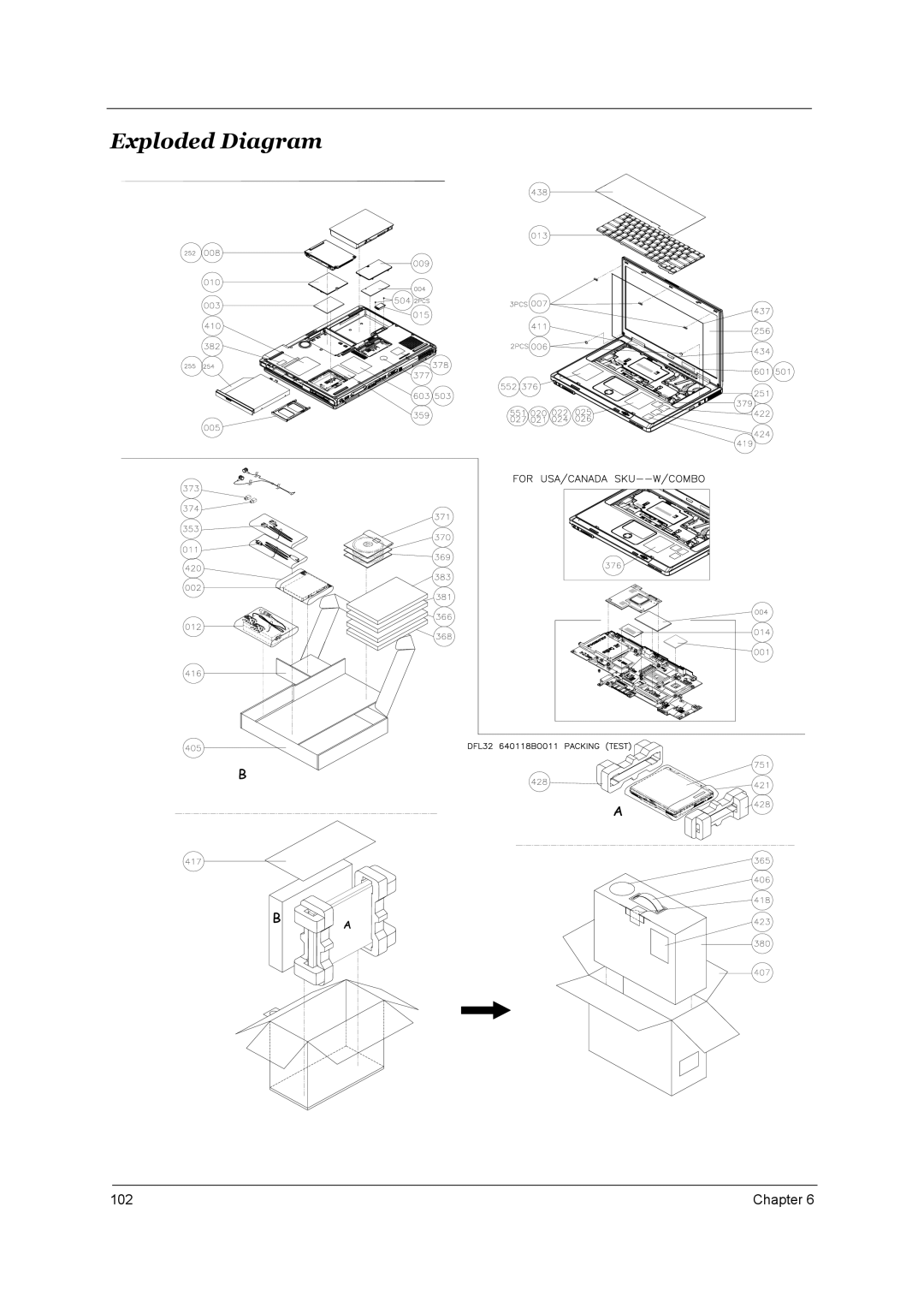 Aspire Digital 2010, 2020 manual Exploded Diagram 