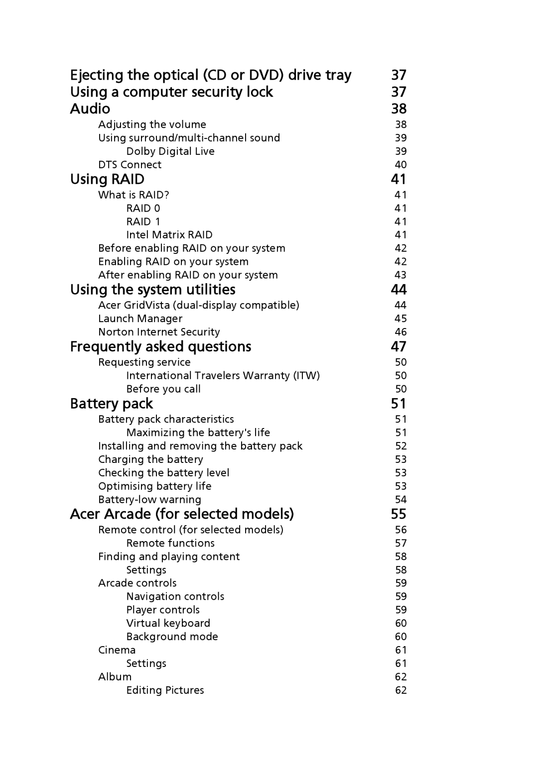 Aspire Digital 9810, 9800 manual Using the system utilities 