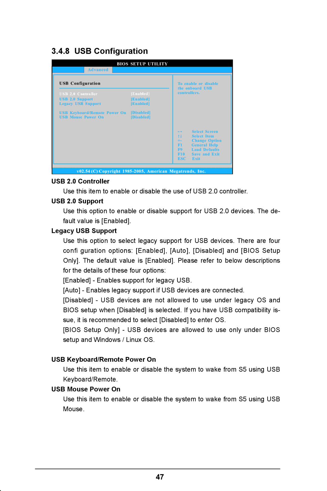 ASRock 960GC-GS FX manual USB Configuration 