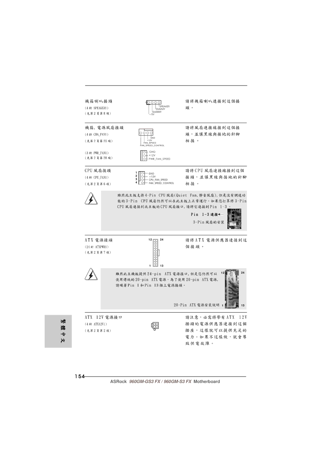 ASRock 960GM-S3 FX manual 154 