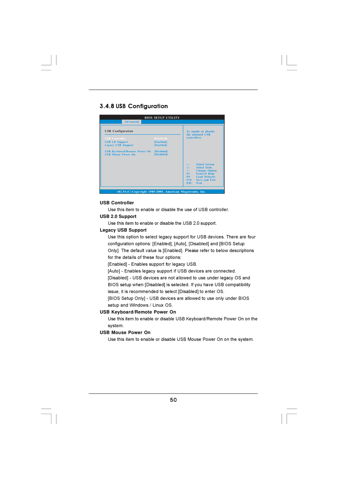 ASRock 960GM-S3 FX manual USB Configuration 