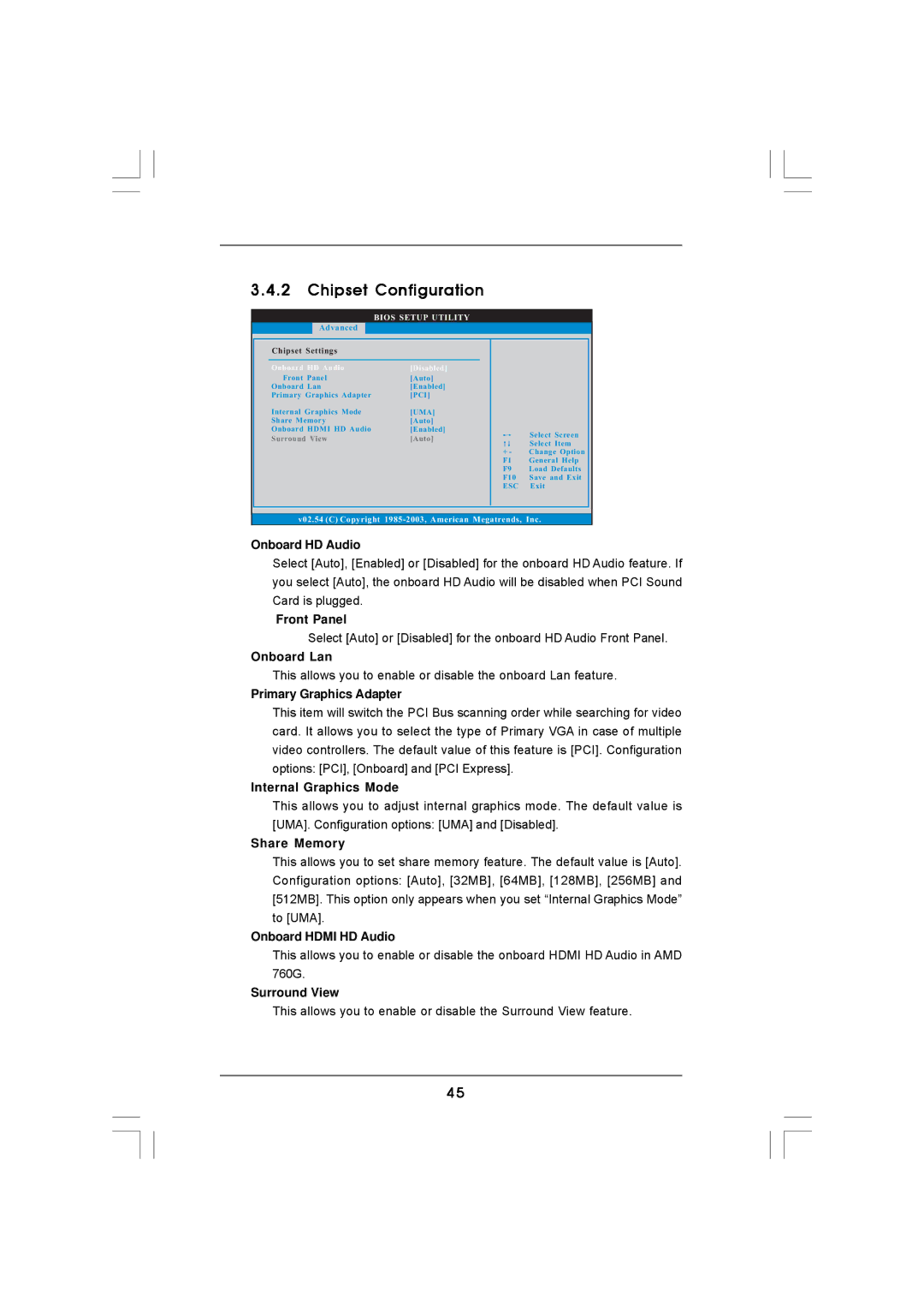 ASRock 960GM/U3S3 FX manual Chipset Configuration 