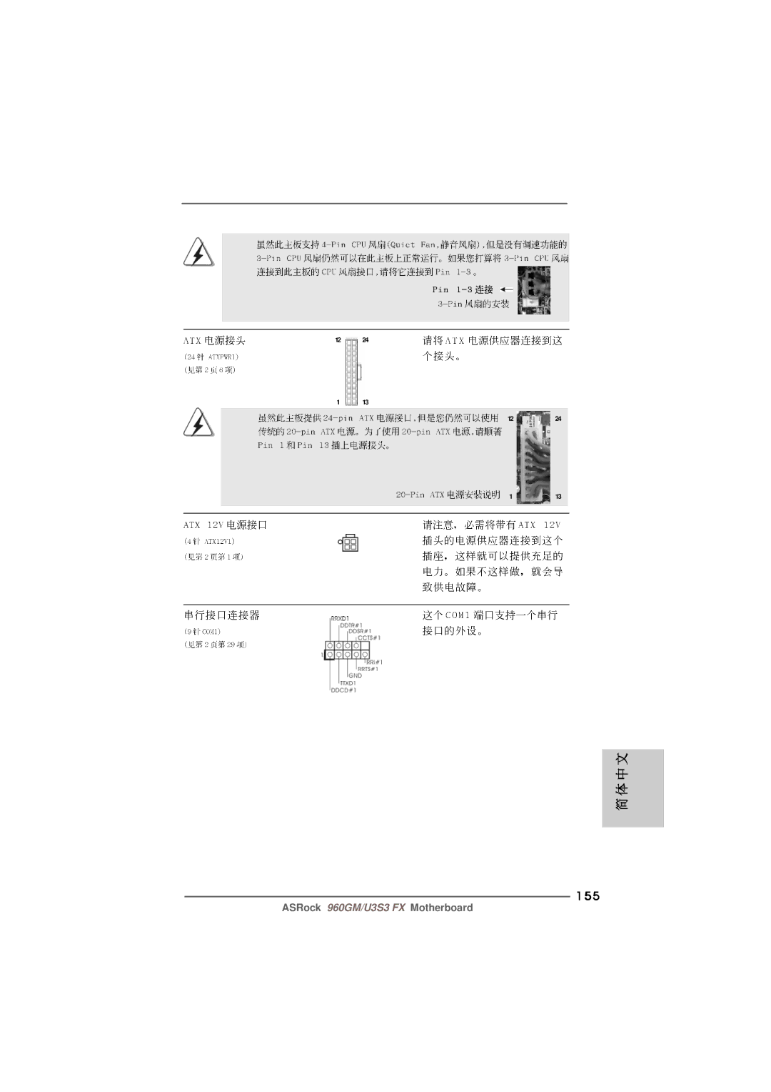 ASRock 960GM/U3S3 FX manual 155 