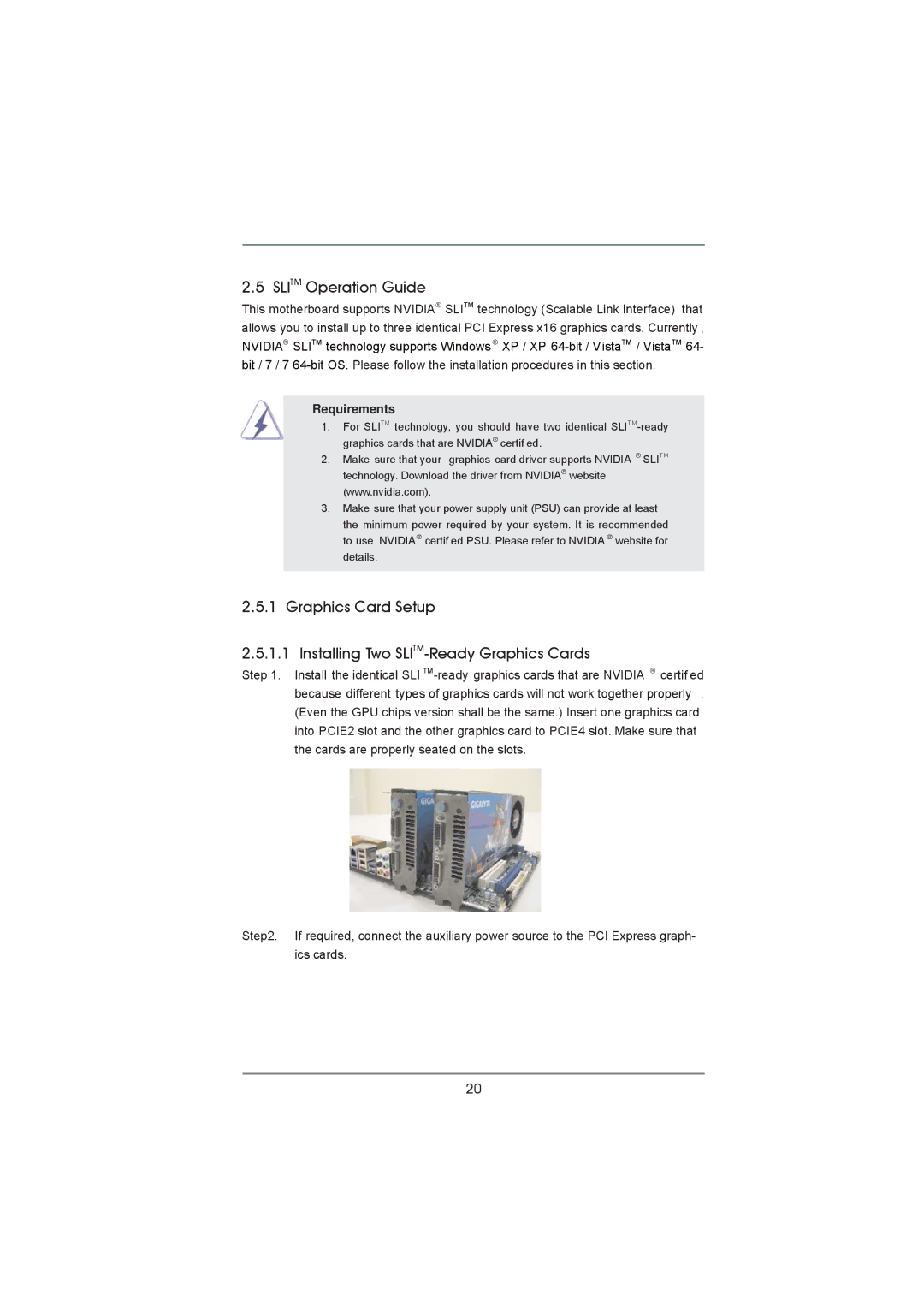 ASRock 970 Extreme4 manual Slitm Operation Guide, Requirements 