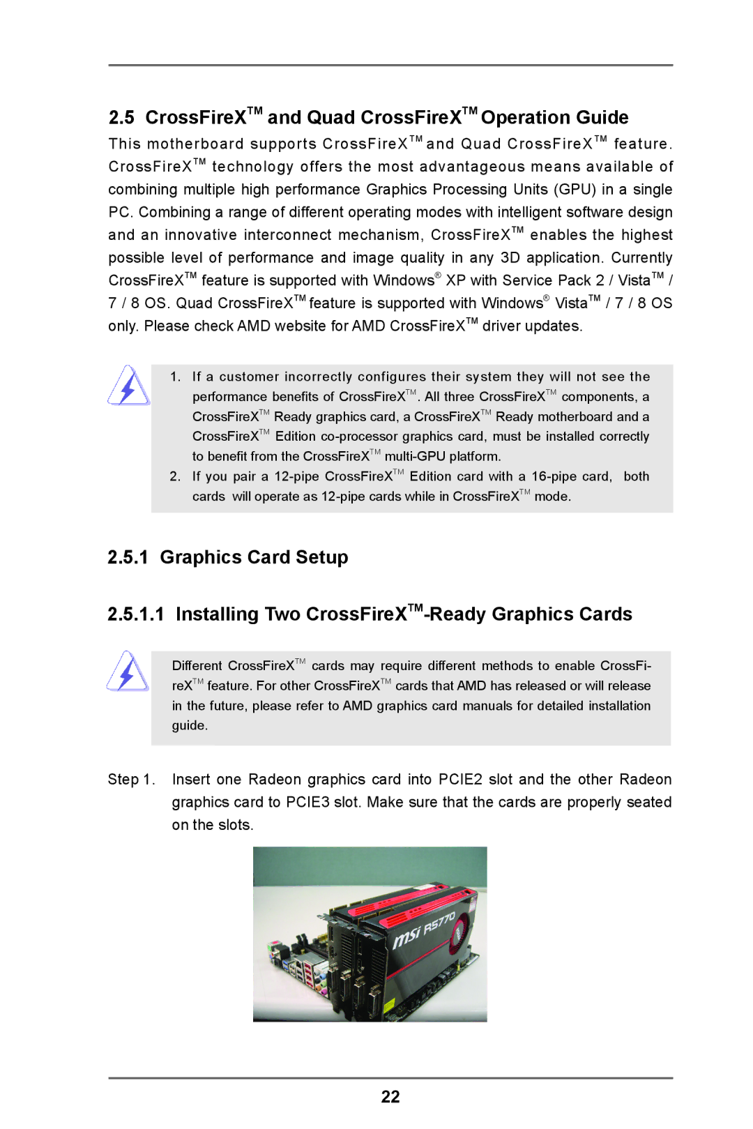 ASRock 970 Pro3 R2.0 manual CrossFireXTM and Quad CrossFireXTM Operation Guide 