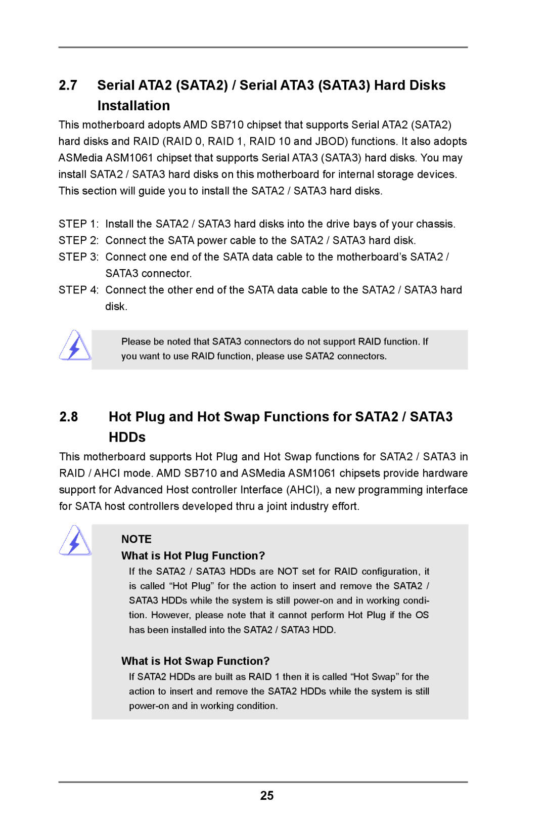 ASRock 980DE3/U3S3 manual Hot Plug and Hot Swap Functions for SATA2 / SATA3 HDDs, What is Hot Plug Function? 