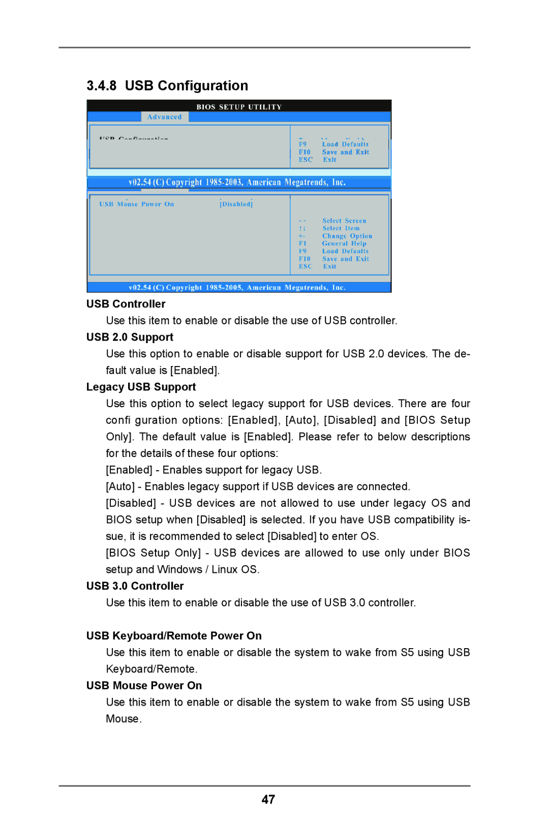 ASRock 980DE3/U3S3 manual USB Configuration 