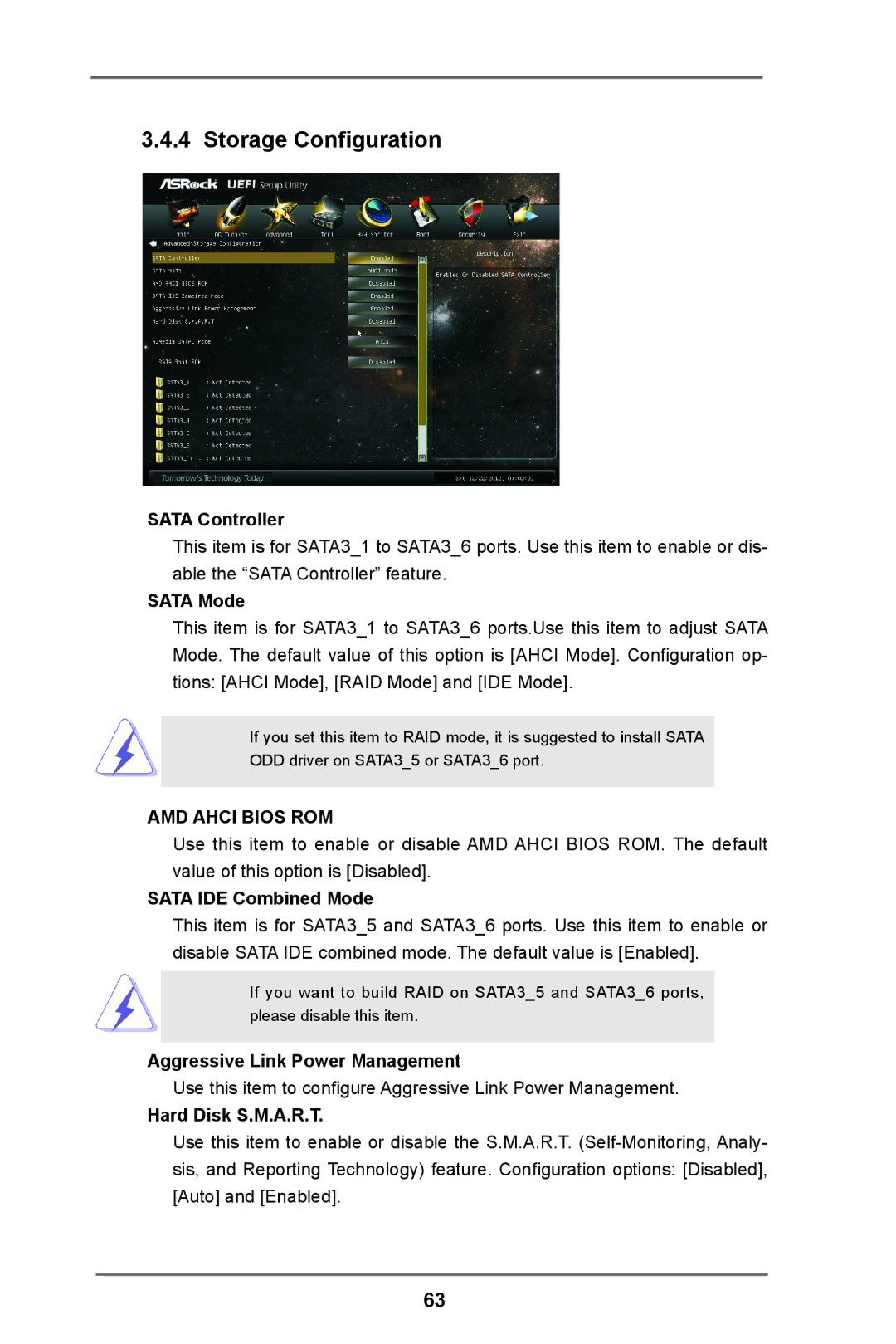 ASRock 990FX Extreme9 manual Storage Configuration 