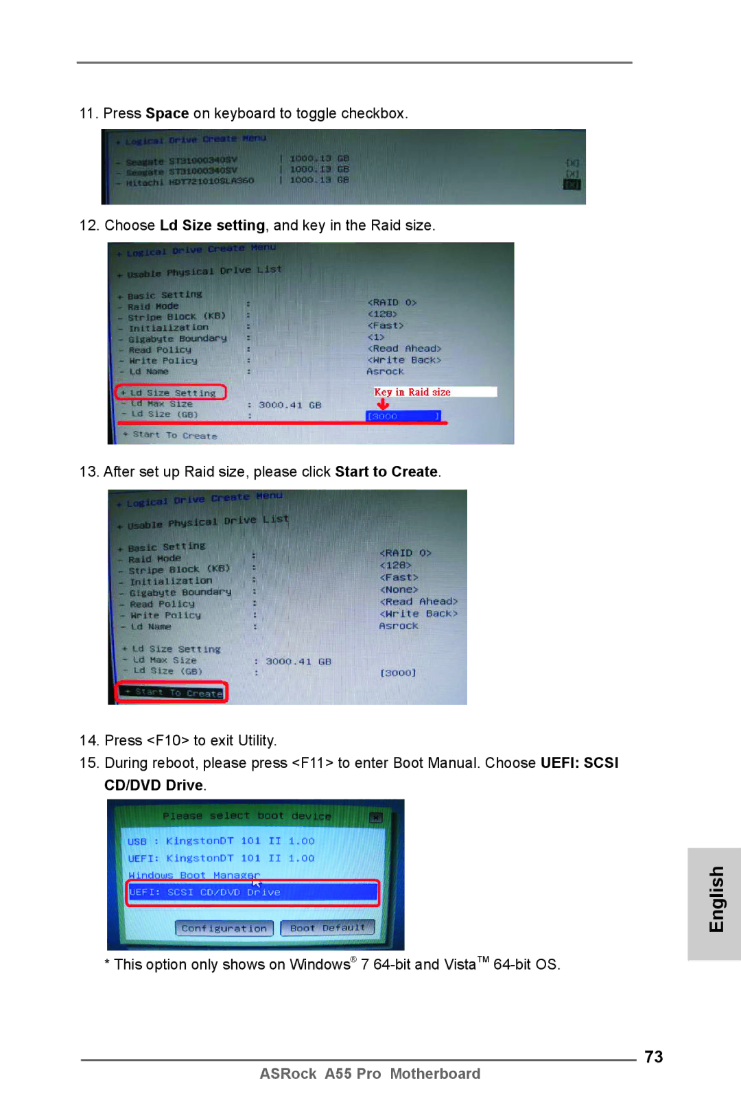 ASRock A55 Pro manual English 