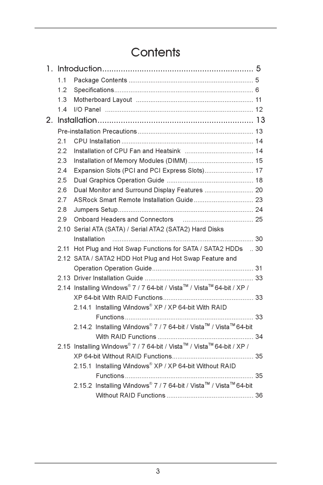 ASRock A55iCafe manual Contents 