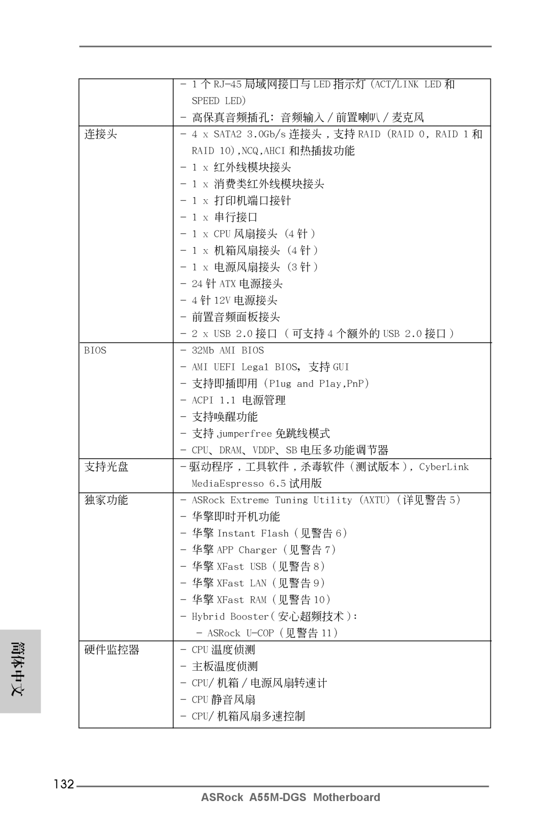 ASRock A55M-DGS manual 132 