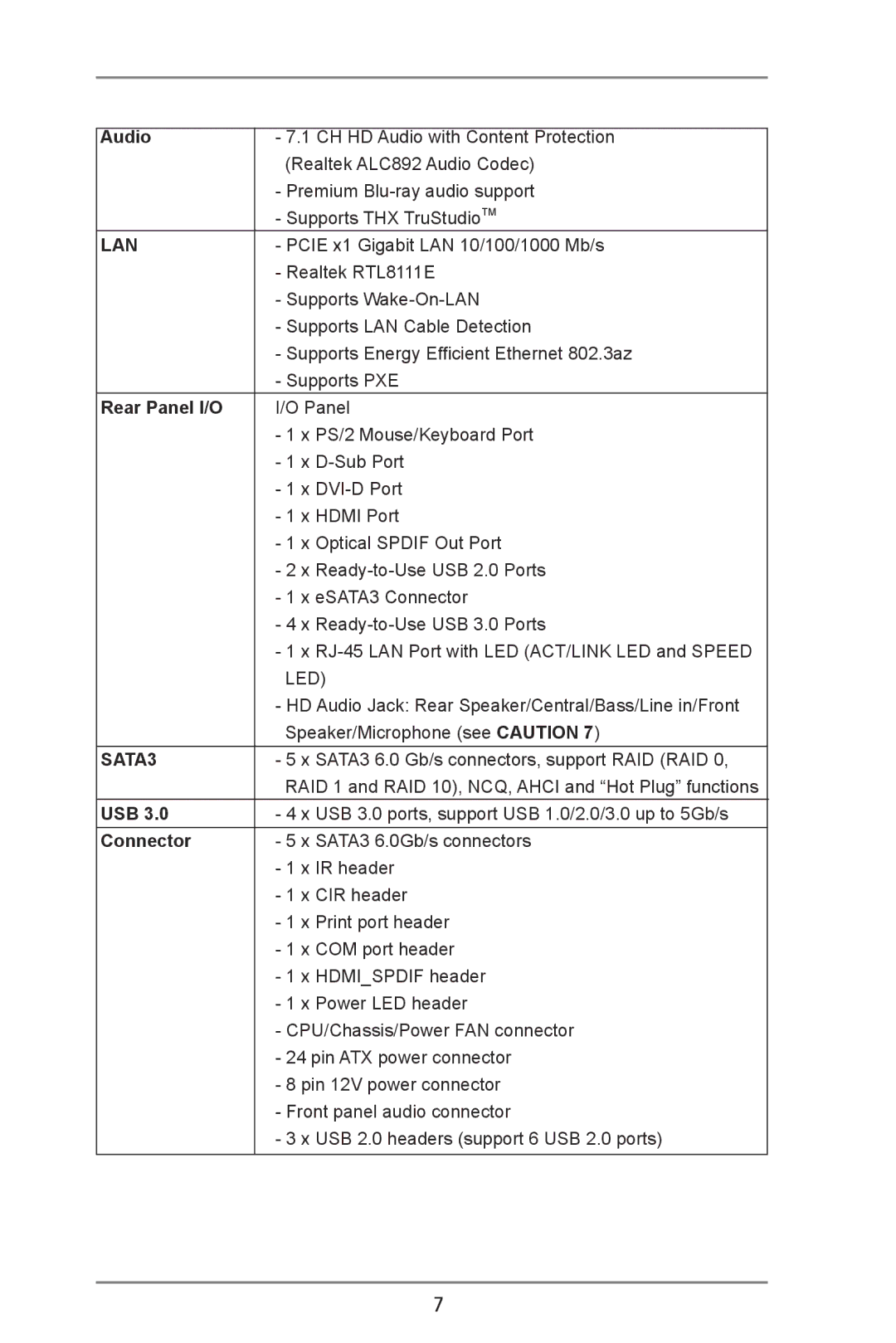 ASRock A75 Pro4-M manual Audio, Rear Panel I/O, Usb, Connector 