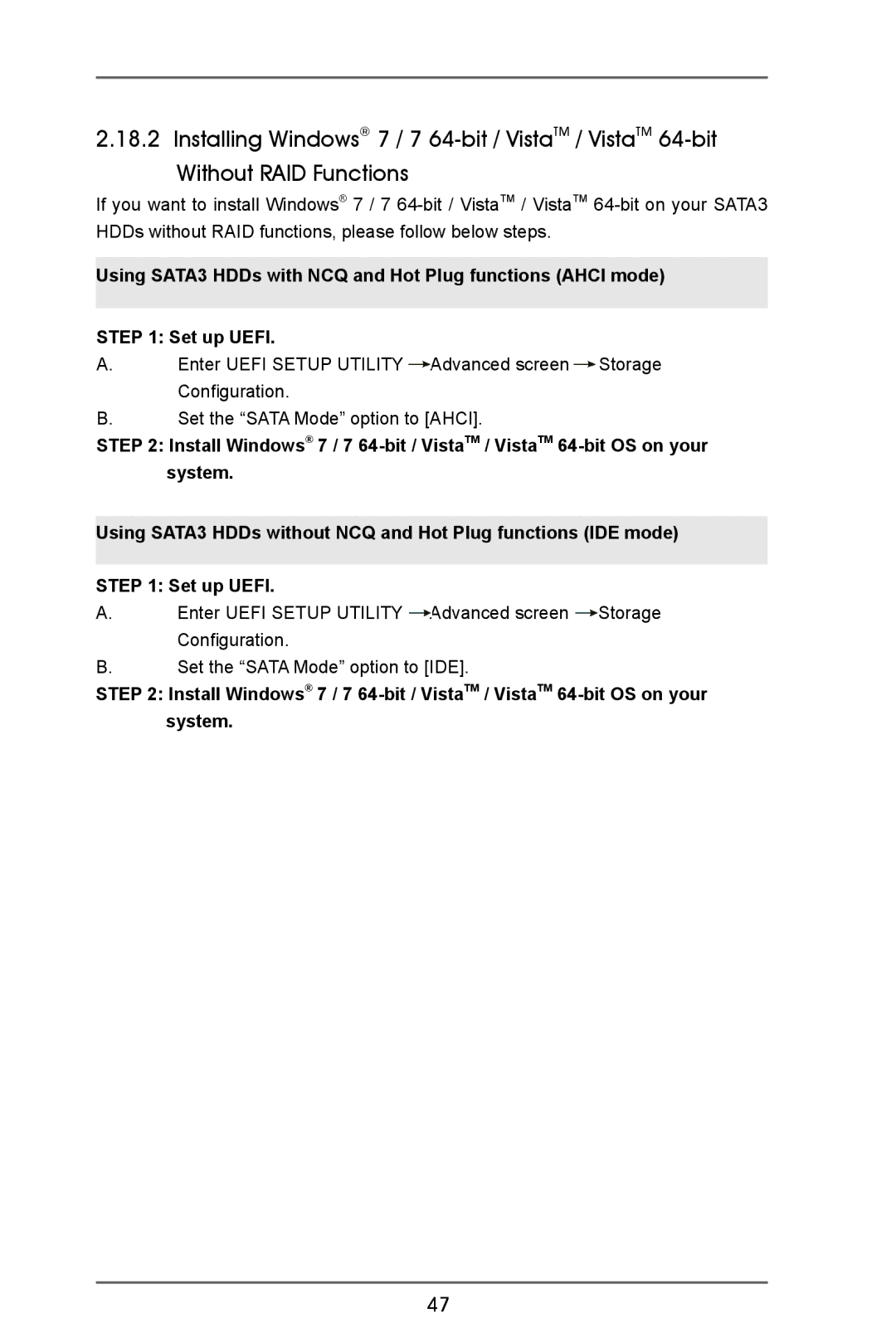 ASRock A75 Pro4/MVP manual 