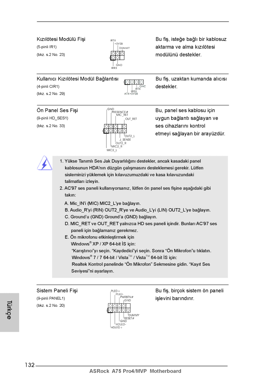 ASRock A75 Pro4/MVP manual 132 