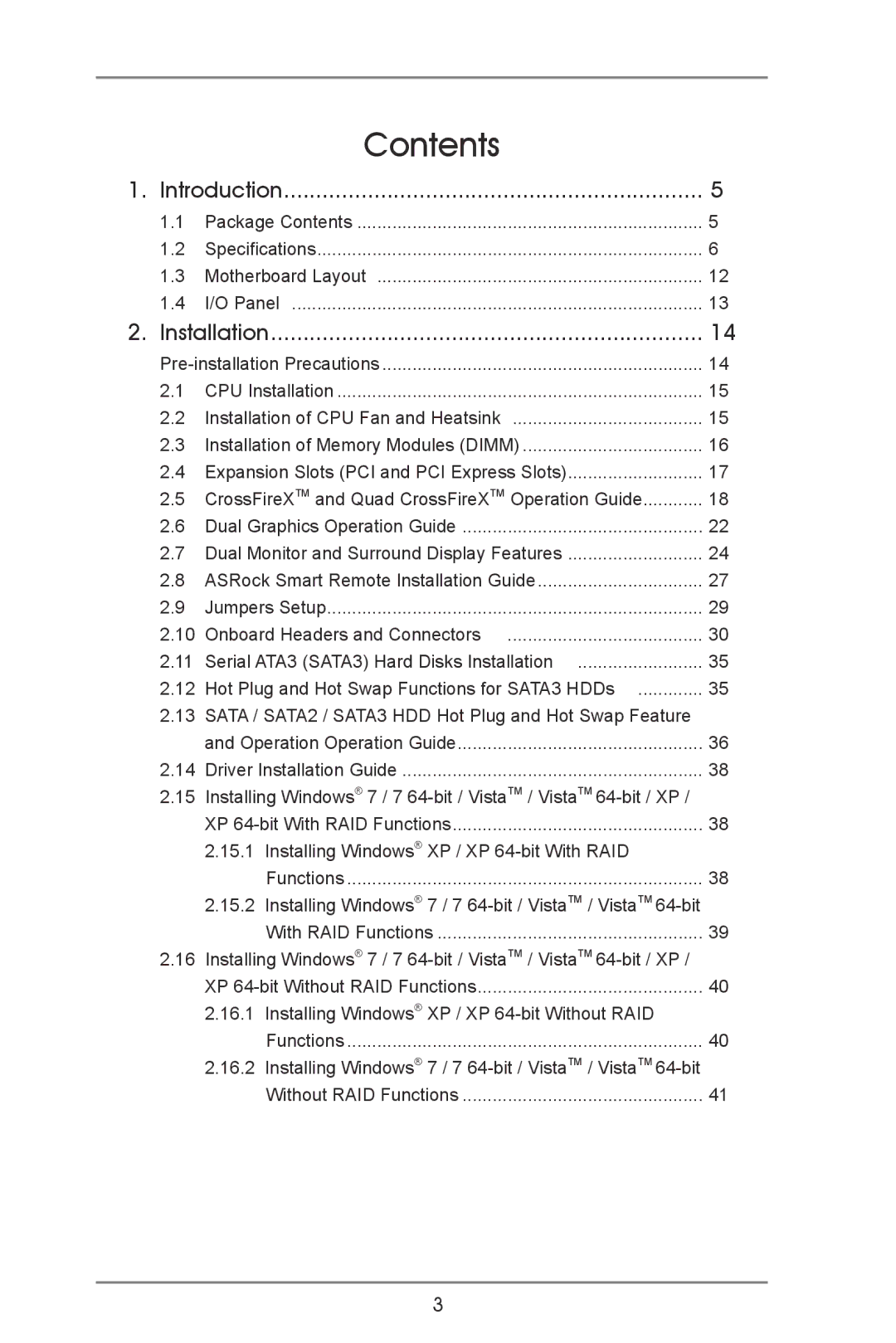 ASRock A75iCafe manual Contents 