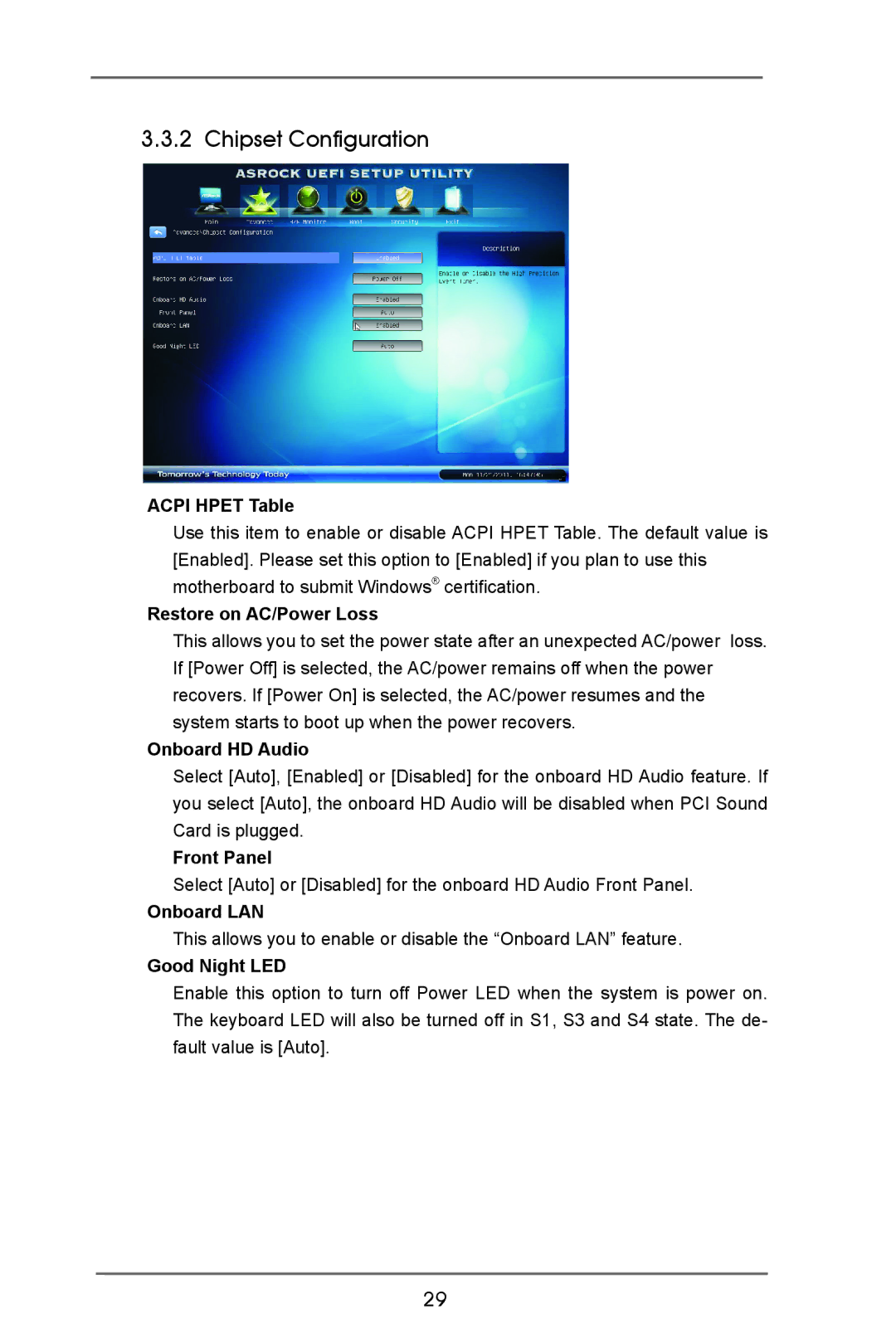 ASRock AD2550B-ITX manual Chipset Configuration 