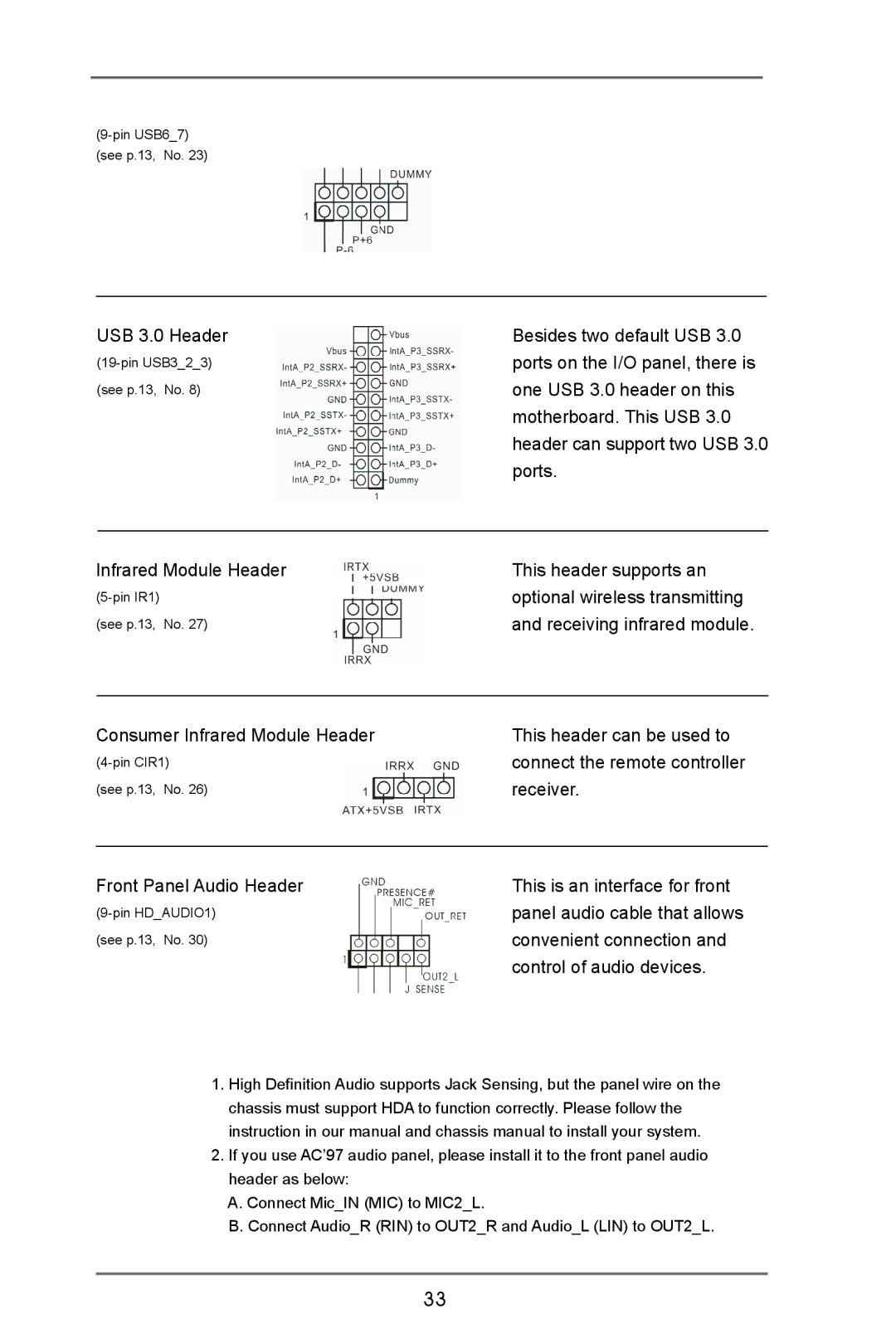 ASRock B75 Pro3 manual USB 3.0 Header Besides two default USB 