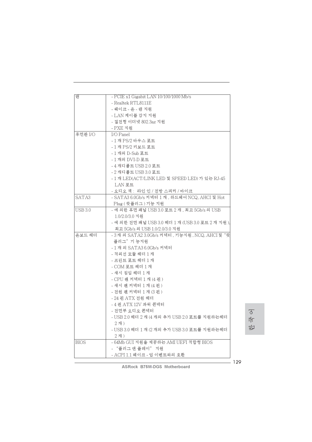 ASRock B75M-DGS manual 129 