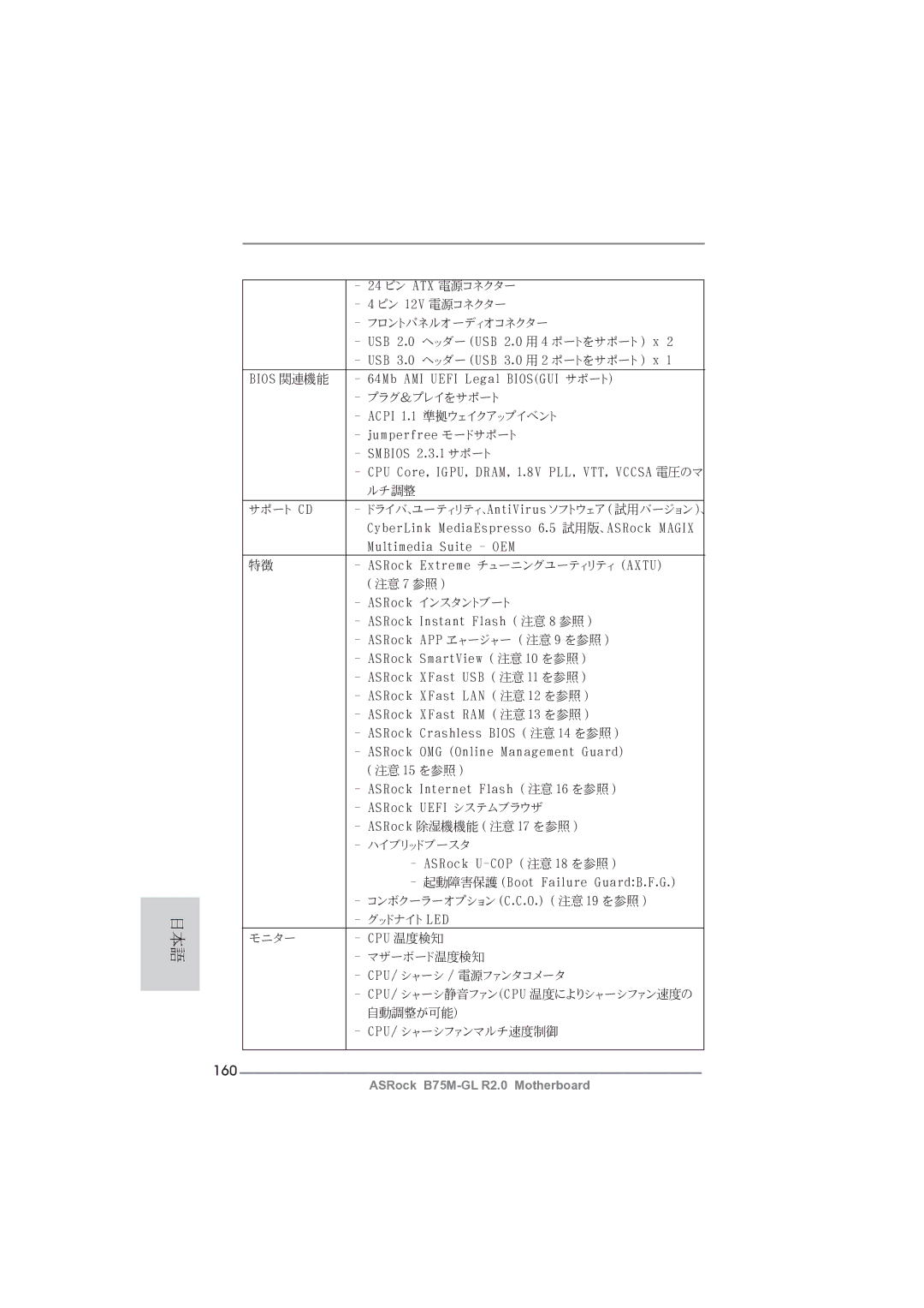 ASRock B75M-GL R2.0 manual 160 