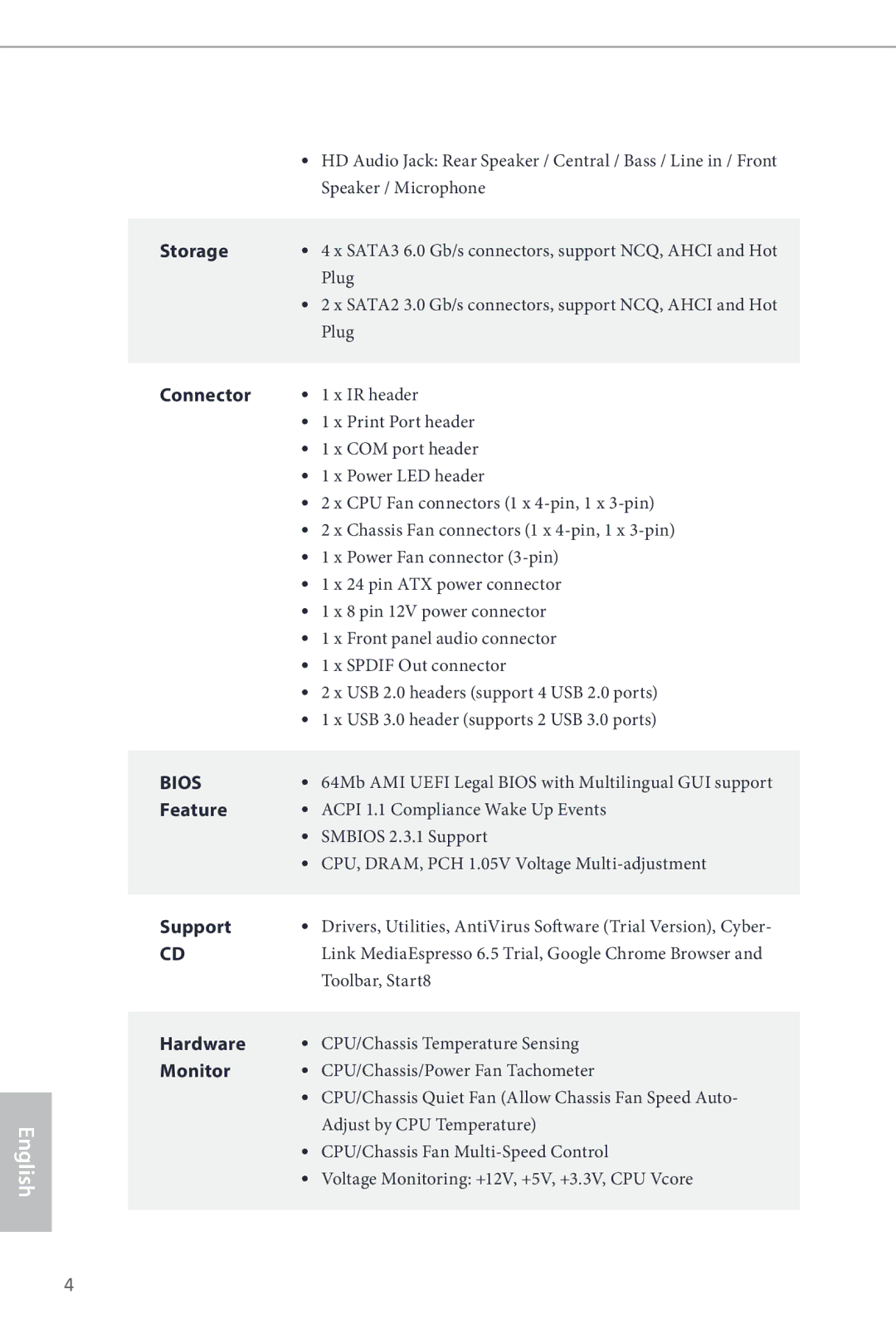 ASRock B85iCafe4 manual Bios 