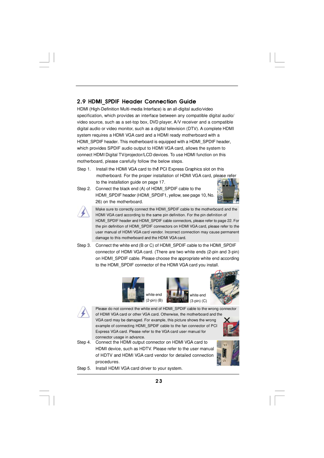 ASRock CONROE945 manual Hdmispdif Header Connection Guide 