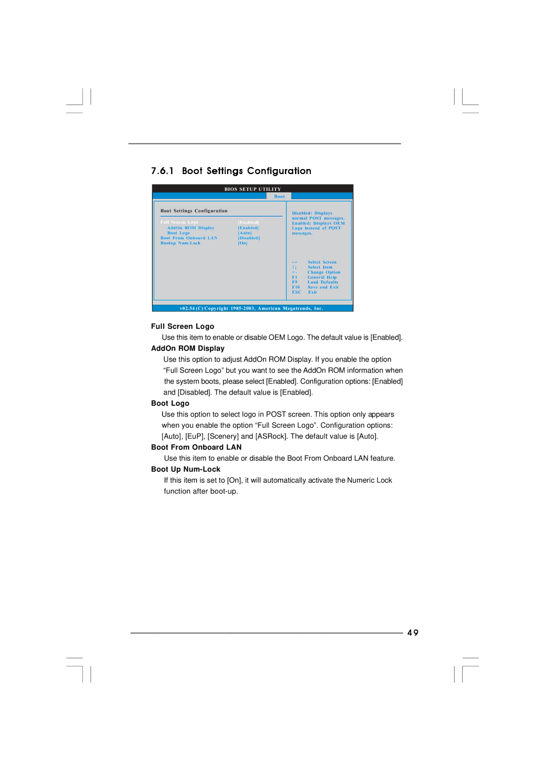 ASRock Core 100HT-BD manual Boot Settings Configuration 