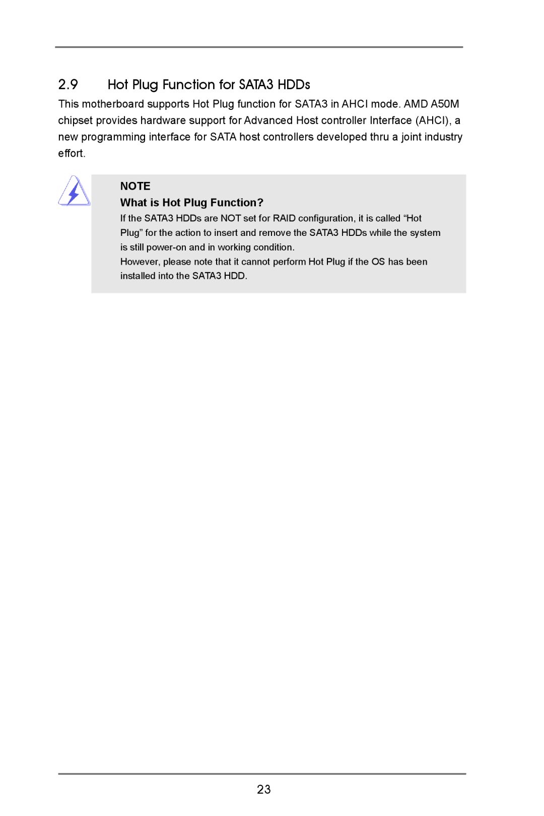 ASRock E350M1 manual Hot Plug Function for SATA3 HDDs, What is Hot Plug Function? 