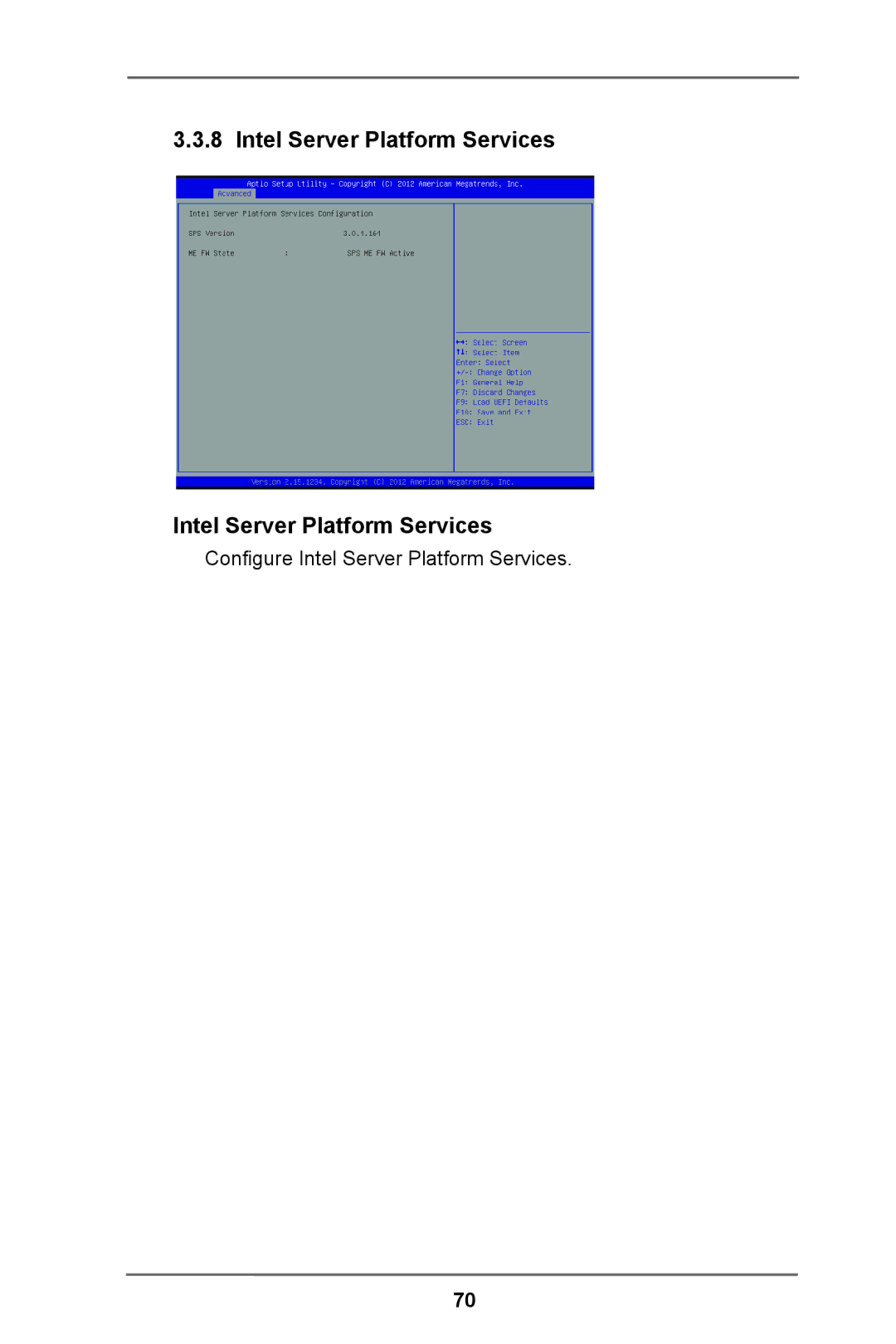 ASRock E3C224 manual Intel Server Platform Services 