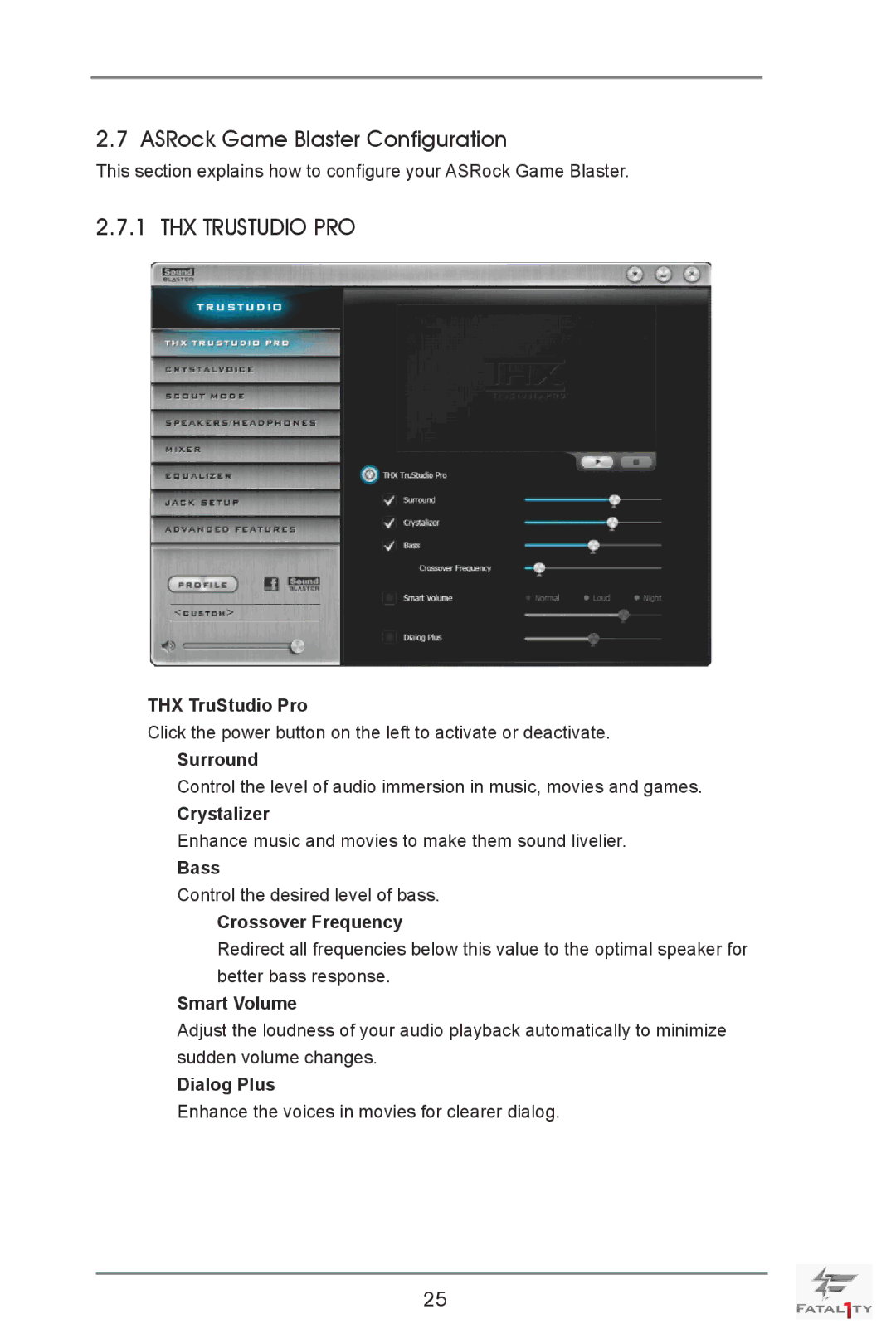 ASRock Fatal1ty X79 Champion manual ASRock Game Blaster Configuration 