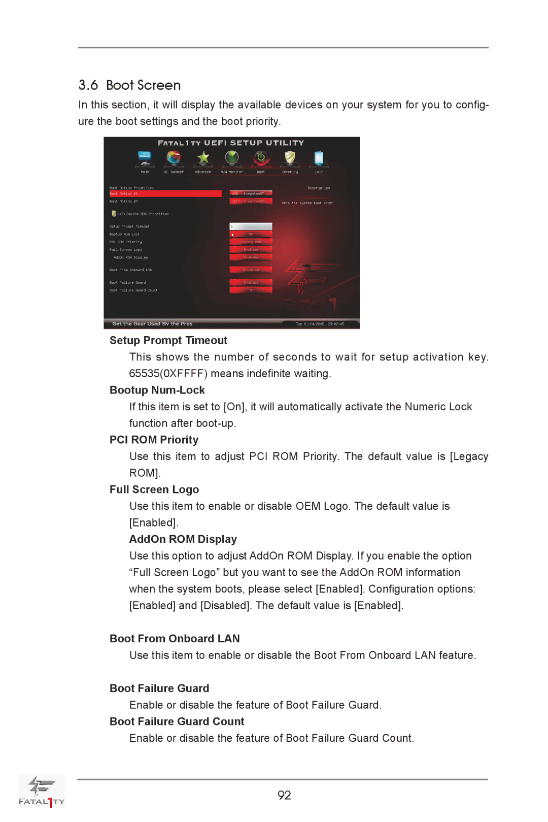 ASRock Fatal1ty X79 Champion manual Boot Screen 