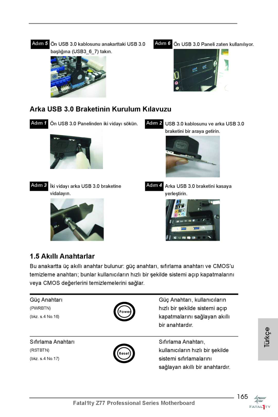 ASRock Fatal1ty Z77 Professional manual 165 