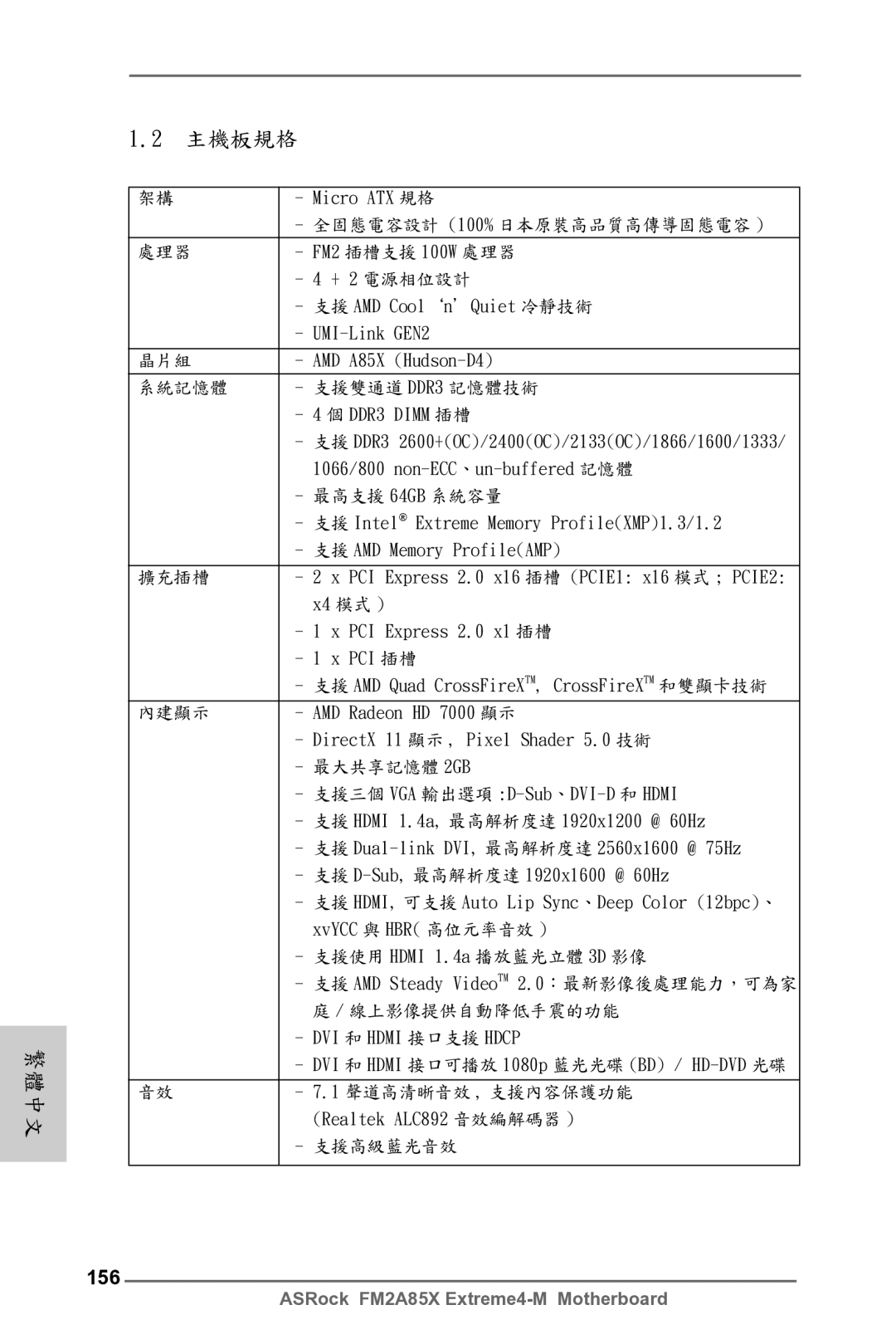 ASRock FM2A85X Extreme4-M manual 156 