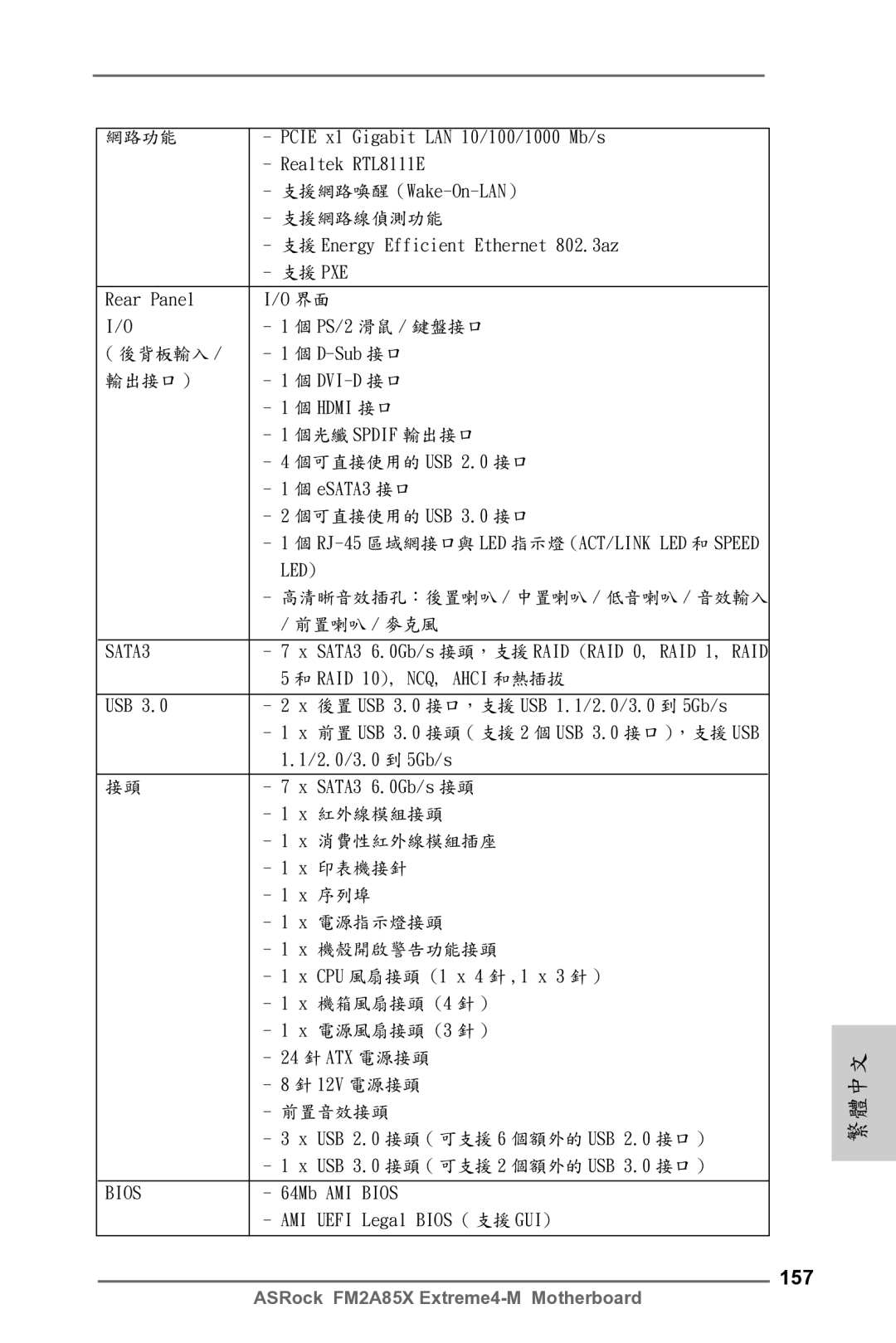 ASRock FM2A85X Extreme4-M manual 157 