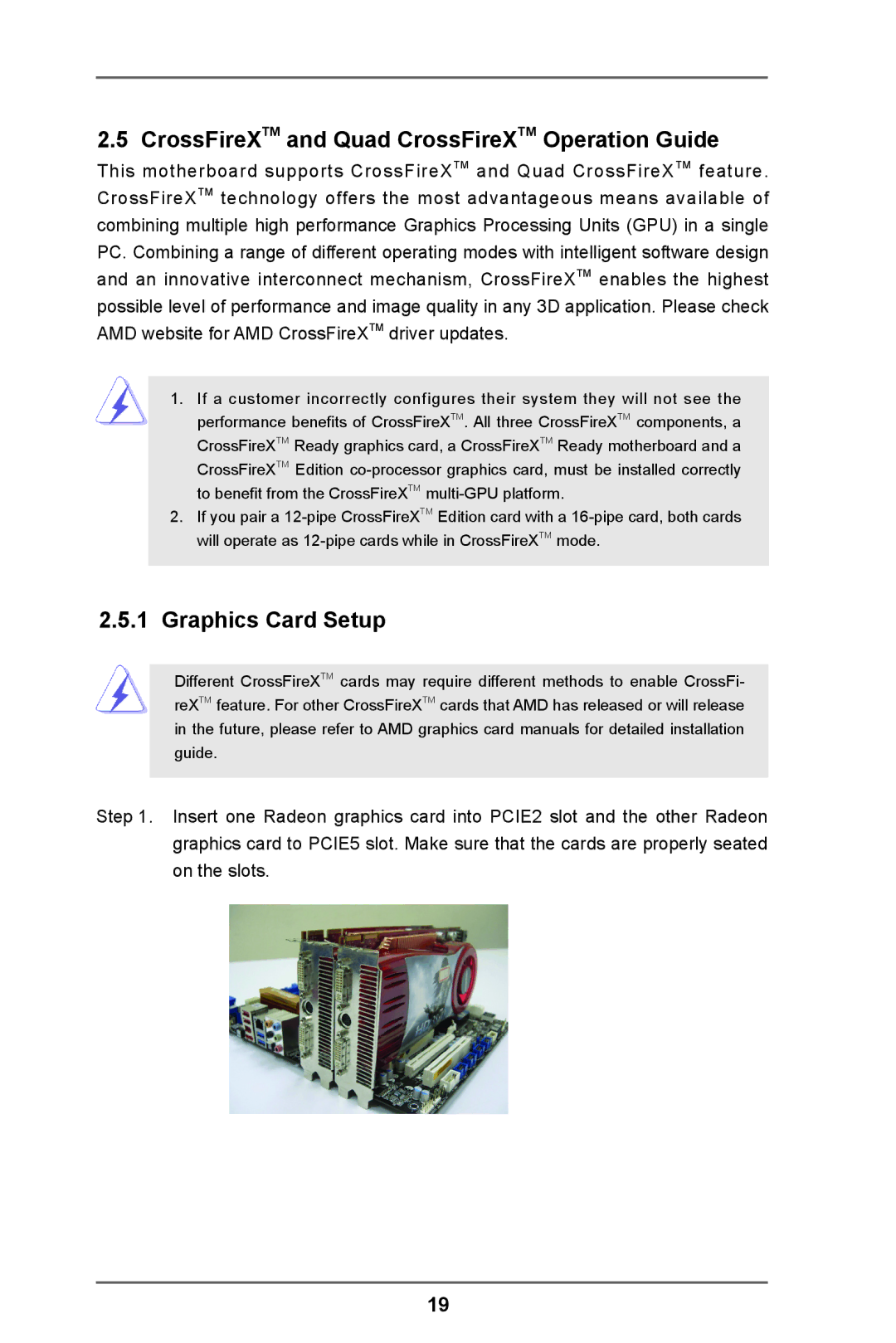 ASRock FM2A85X Pro manual CrossFireXTM and Quad CrossFireXTM Operation Guide, Graphics Card Setup 