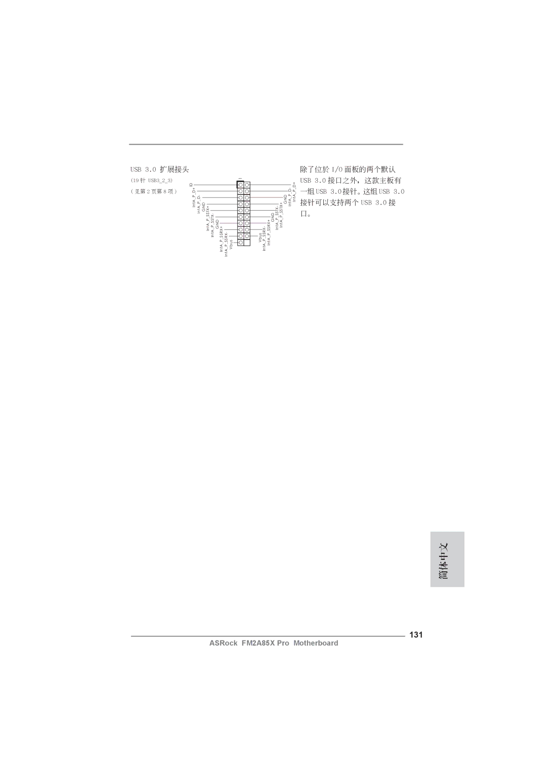 ASRock FM2A85X Pro manual 131, 見第 2 頁第 8 項 