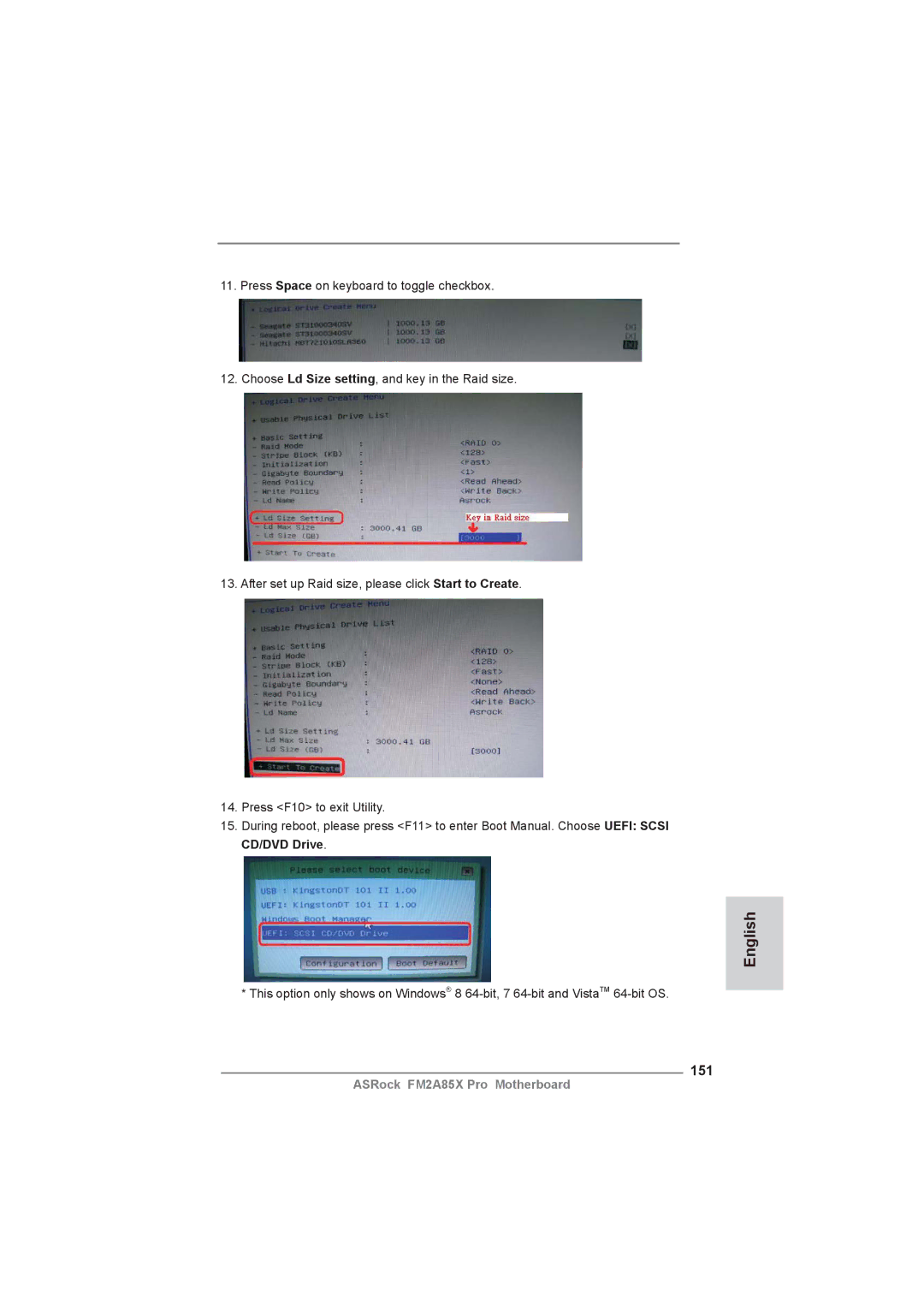 ASRock FM2A85X Pro manual 151 