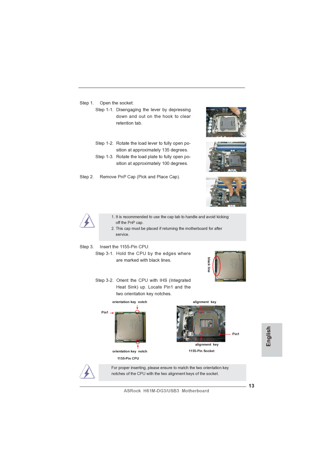 ASRock H61M-DG3/USB3 manual English 