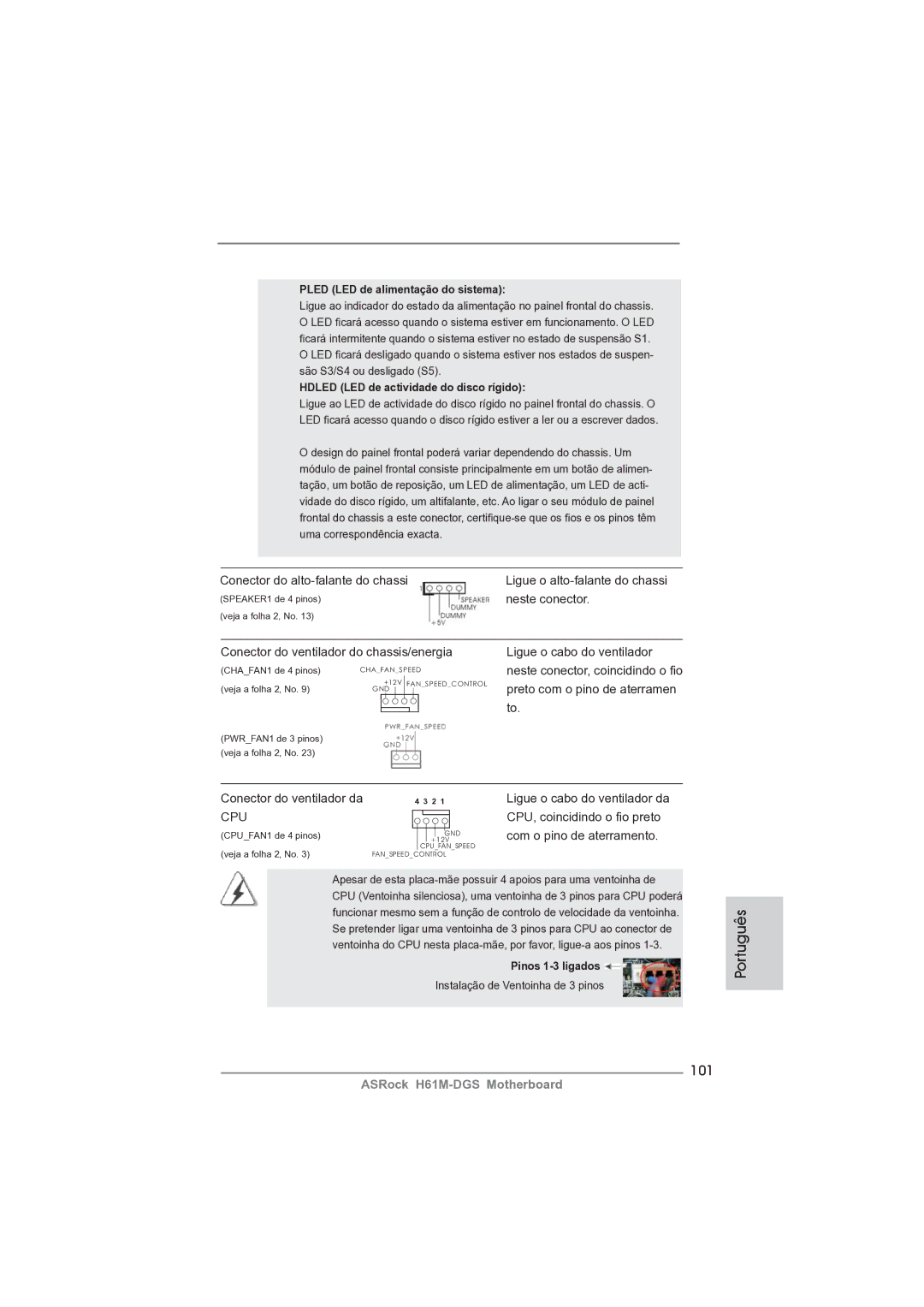 ASRock H61M-DGS manual 101 