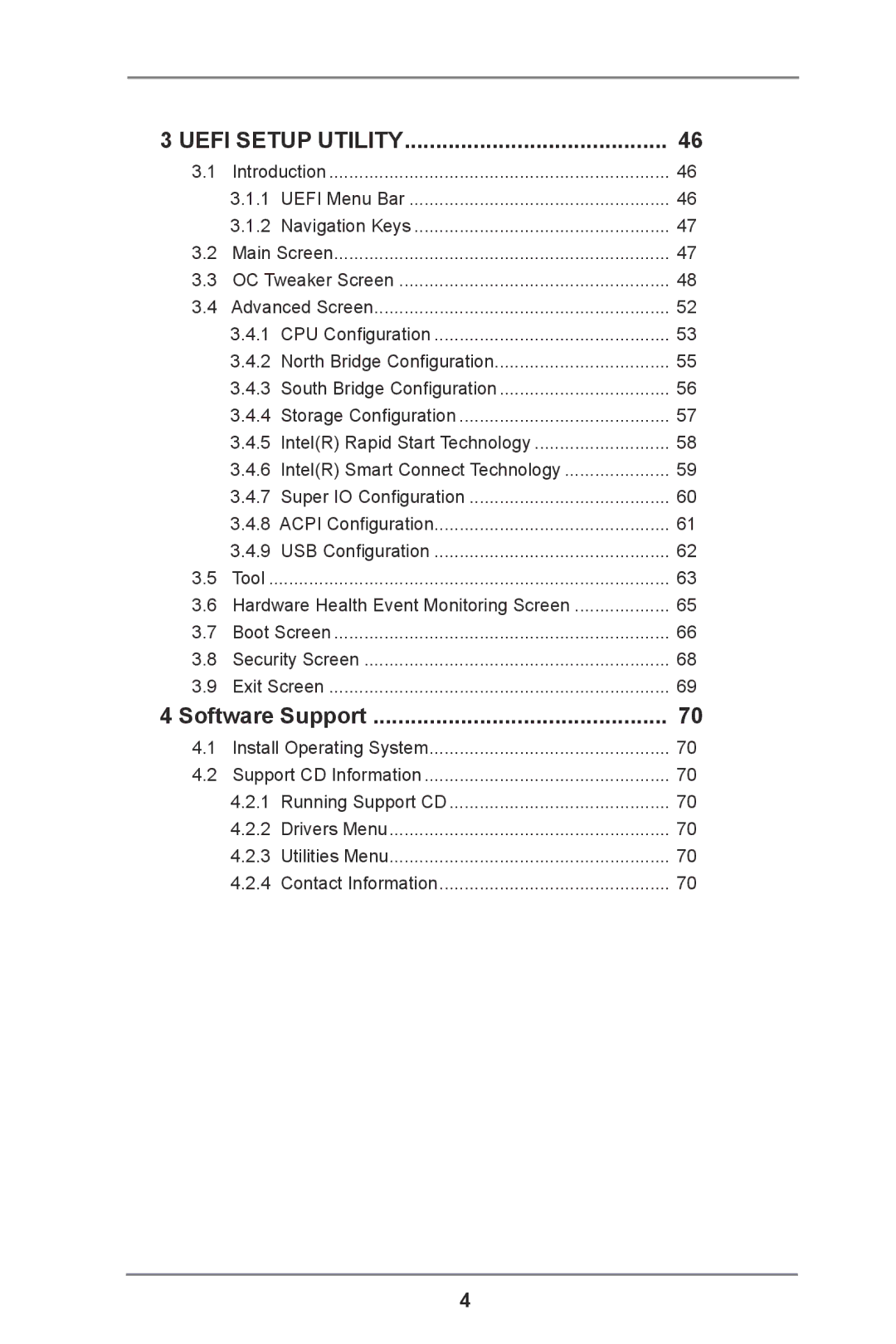 ASRock H61M-DPS manual Uefi Setup Utility 