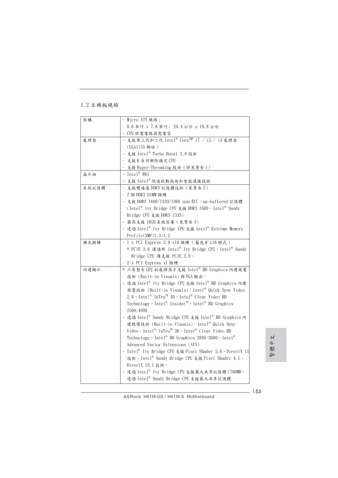 ASRock H61M-GS manual 153 