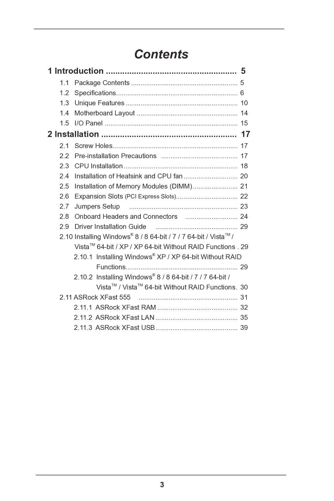 ASRock H61M-HG4 manual Contents 