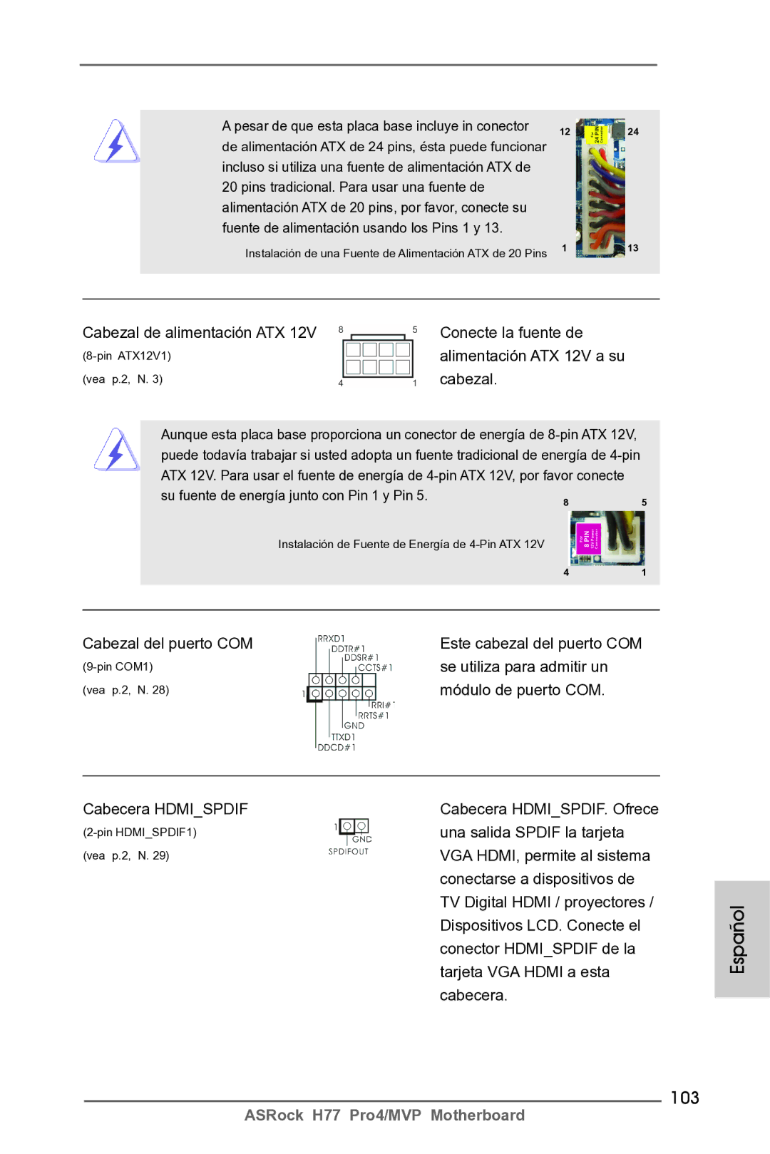 ASRock H77 Pro4/MVP manual 103 