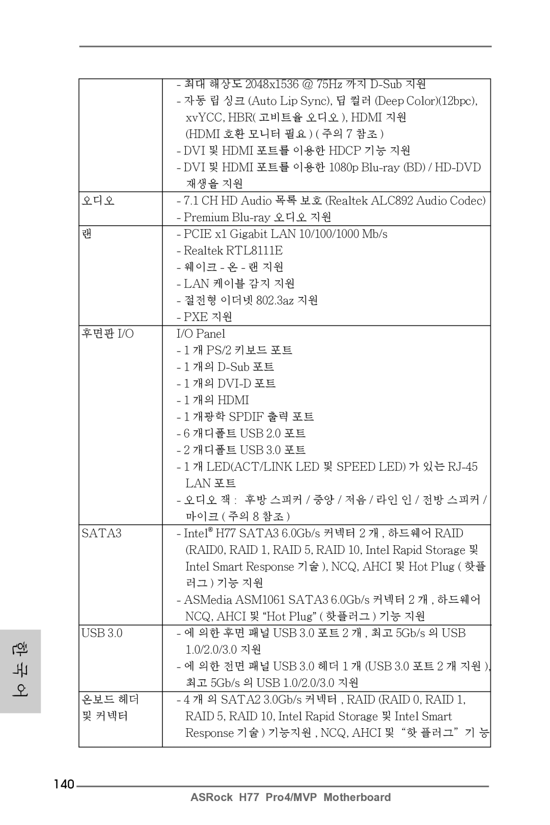 ASRock H77 Pro4/MVP manual 140 