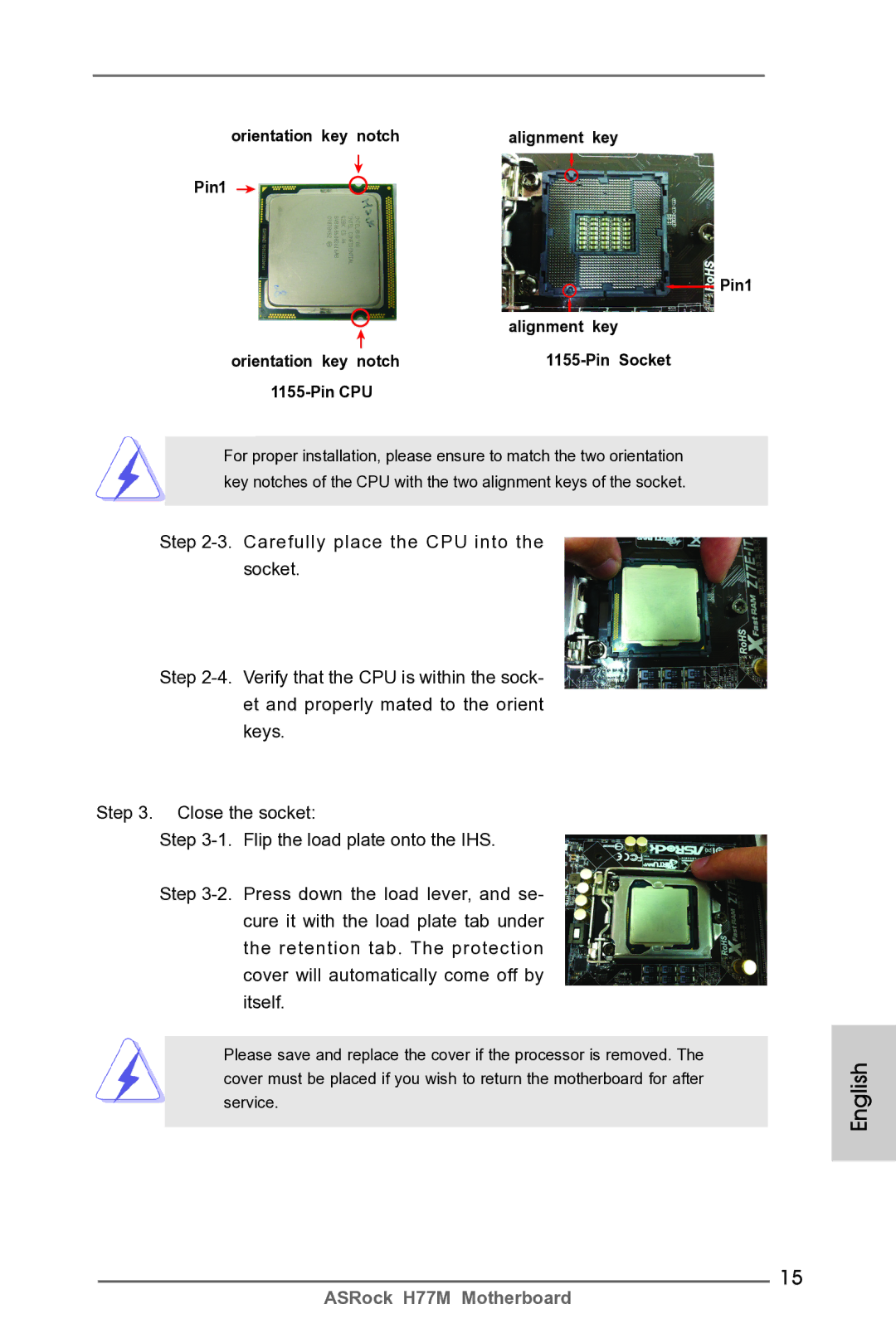 ASRock H77M manual English 