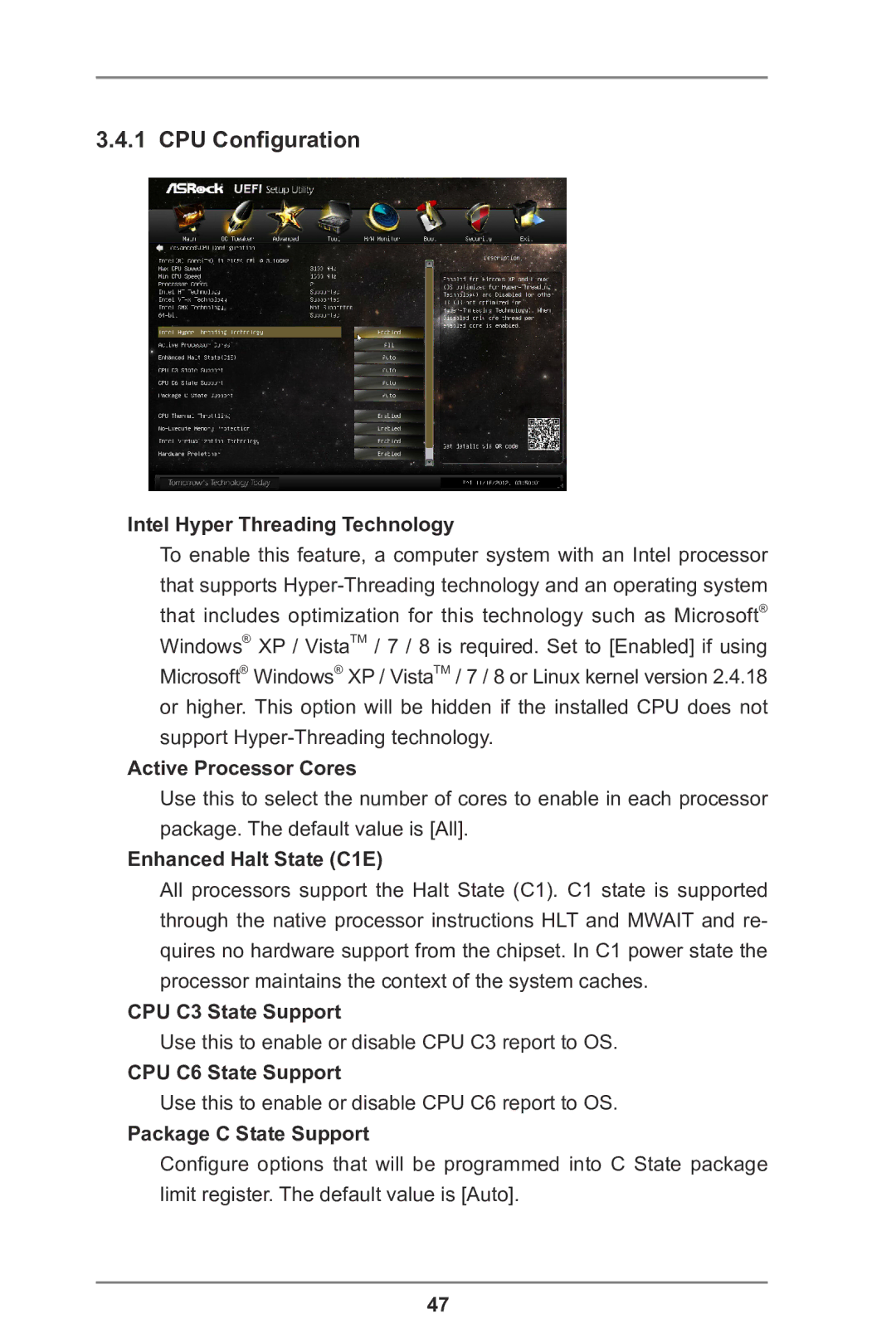 ASRock H77TM-ITX manual CPU Configuration 