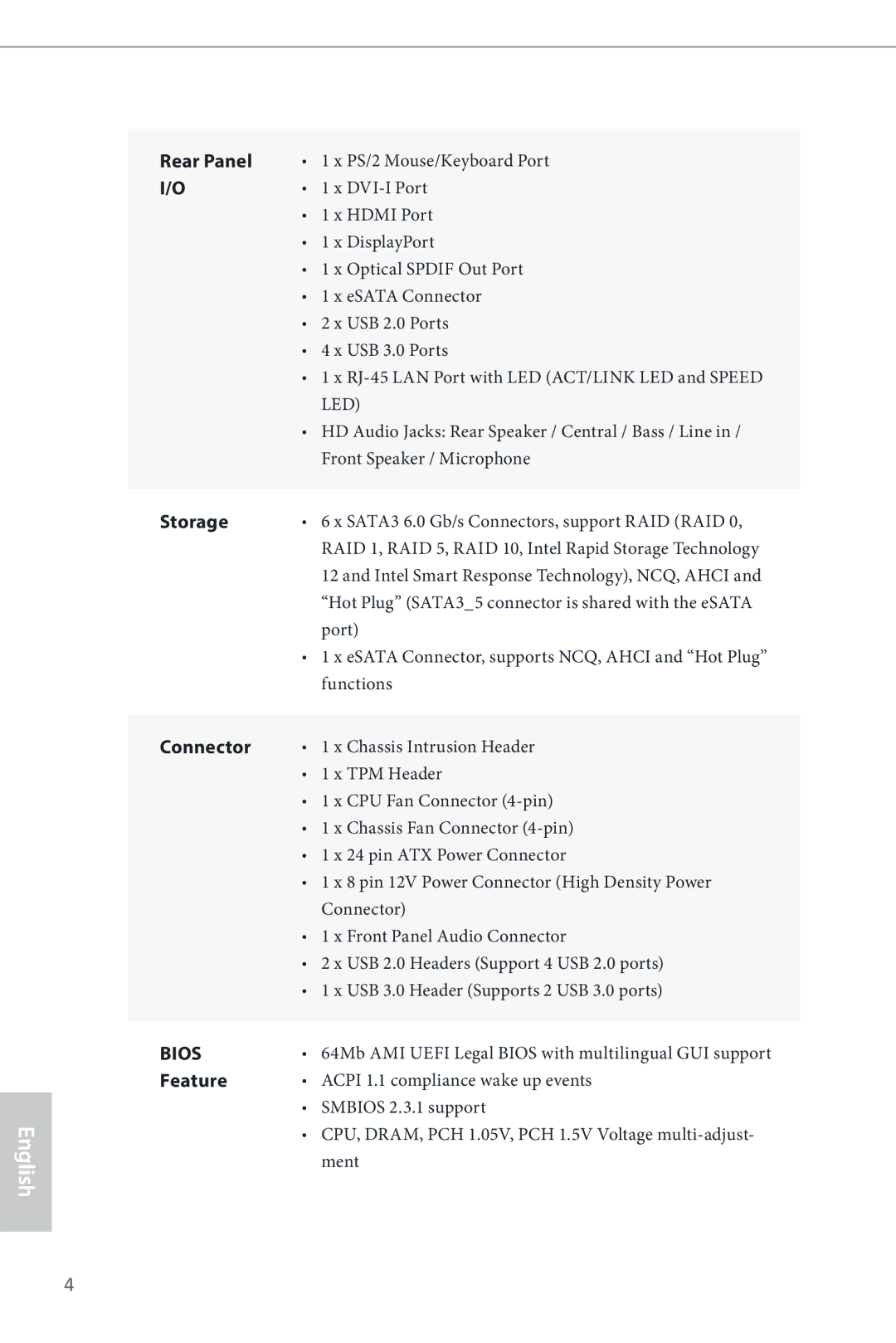 ASRock H87E-ITX/ac manual Bios 