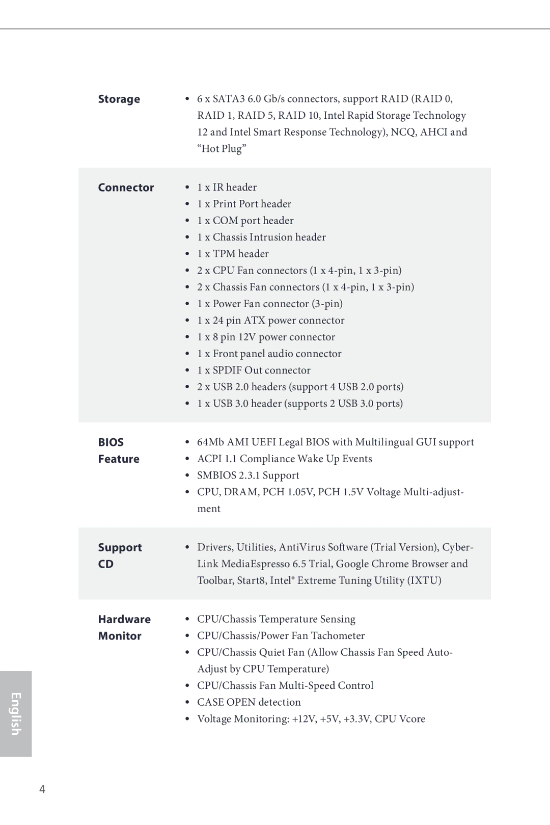 ASRock H87M manual Bios 